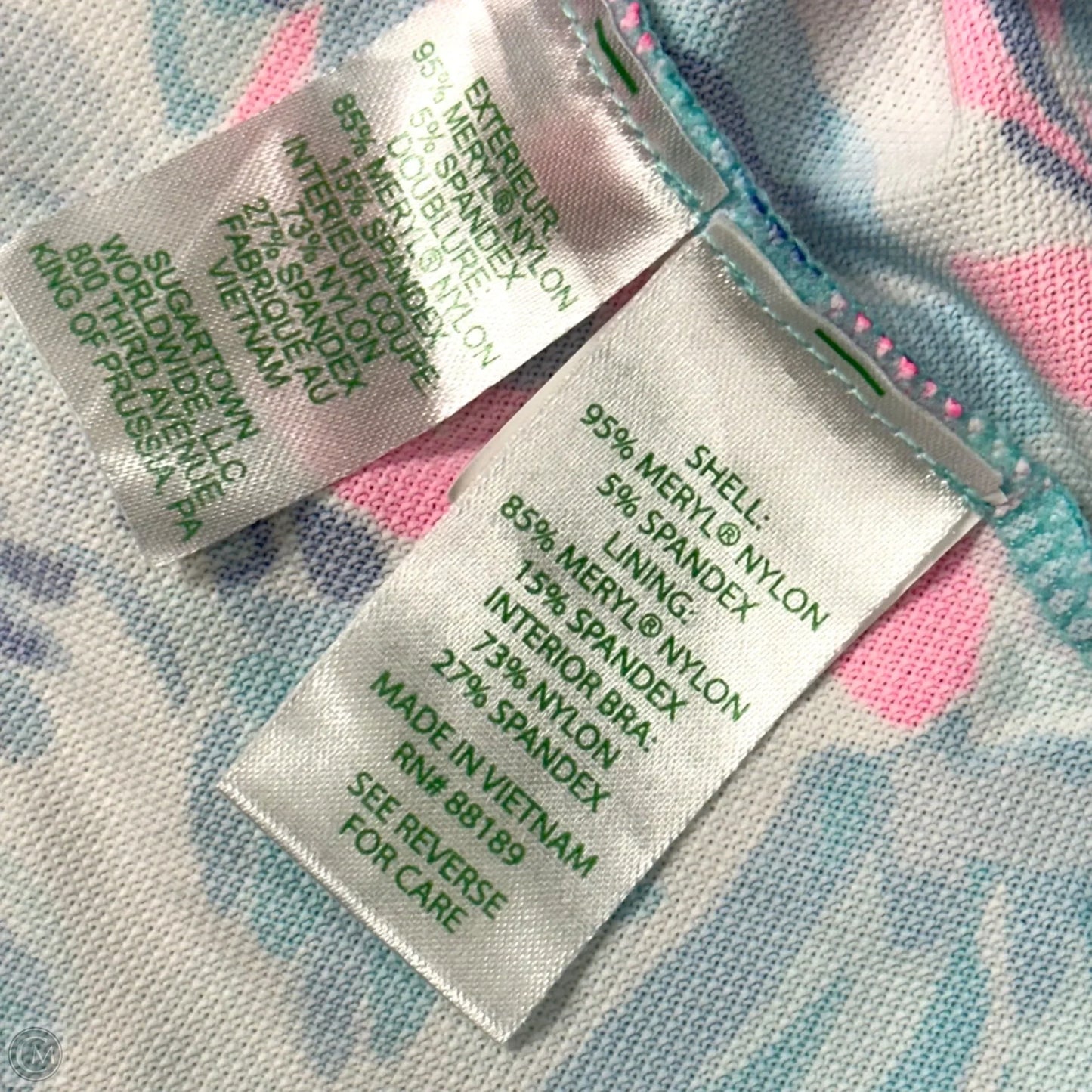 Top Sleeveless Designer By Lilly Pulitzer In Blue & Pink, Size: S