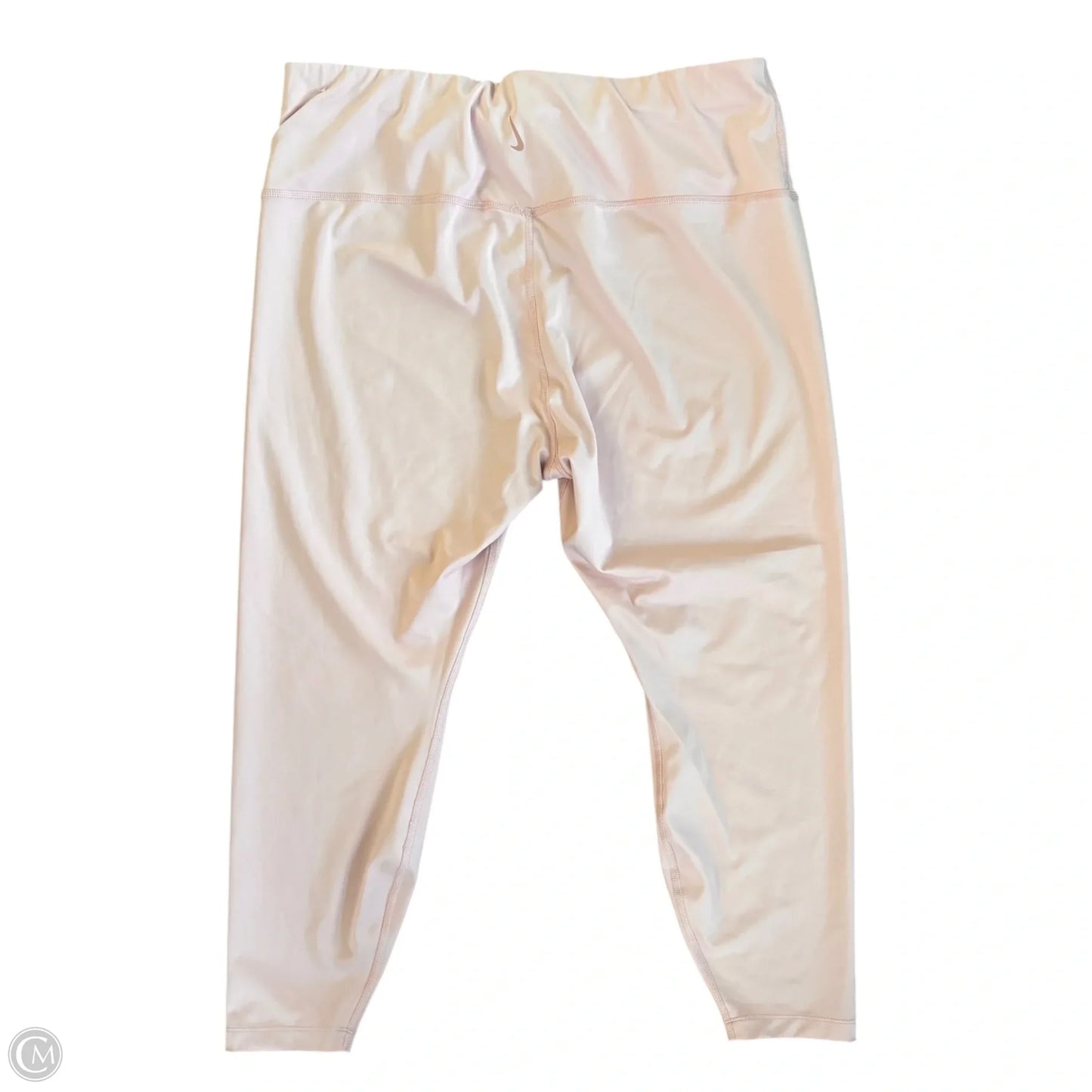 Athletic Leggings By Nike Apparel In Pink, Size: 2x