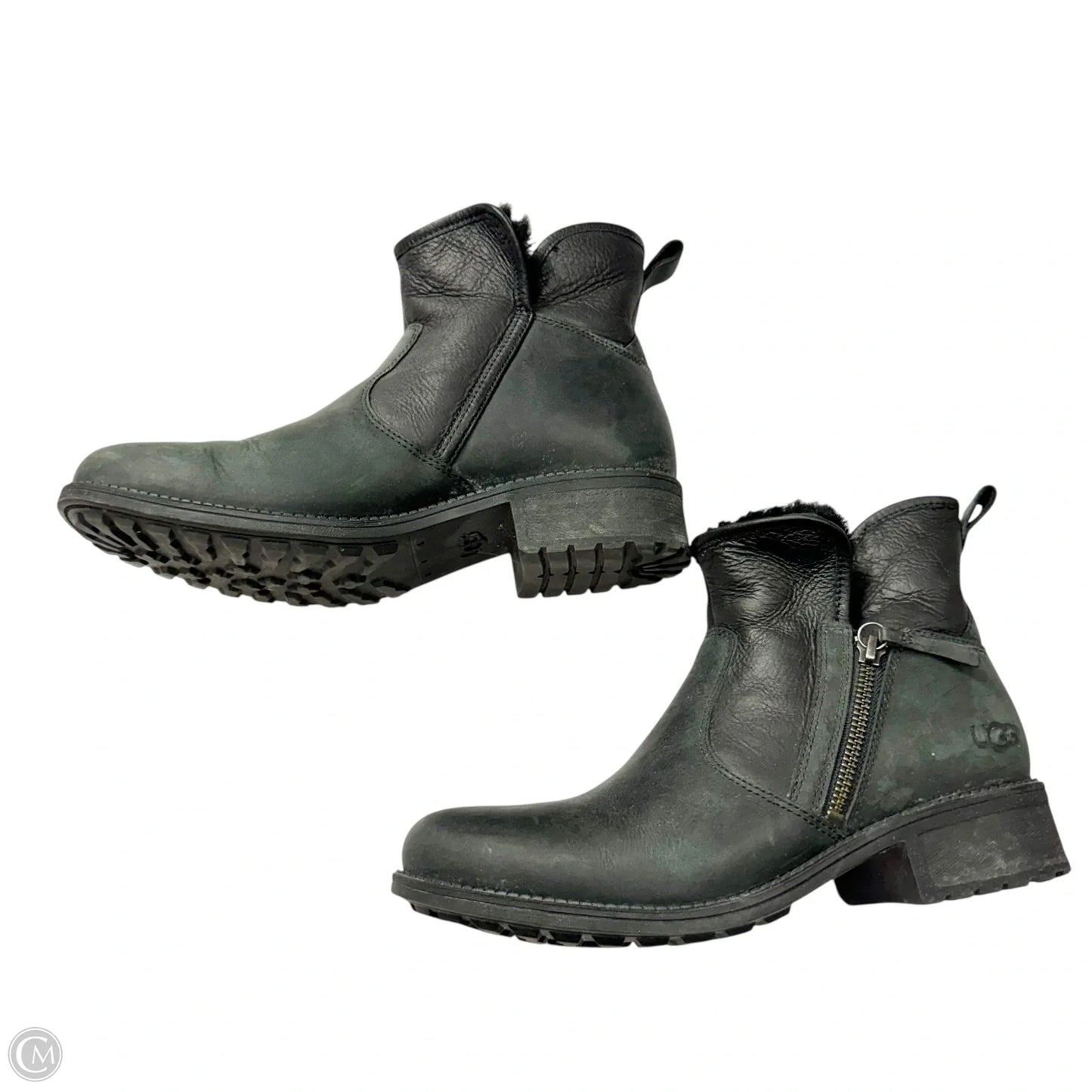 Boots Designer By Ugg In Black, Size: 9.5