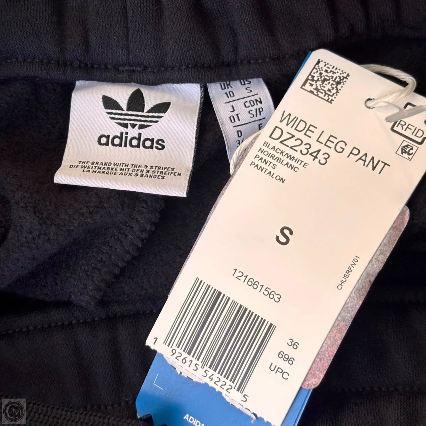 Athletic Pants By Adidas In Black & Red, Size: S