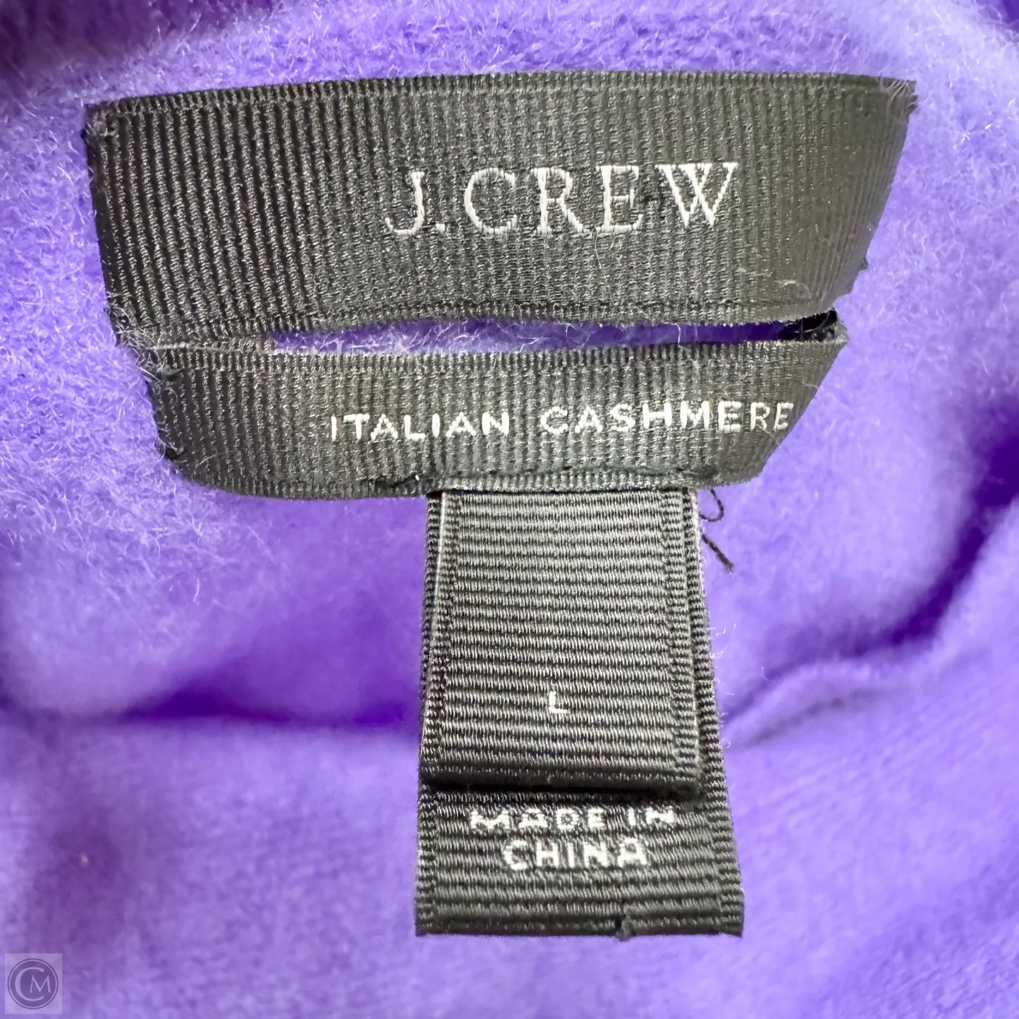 Sweater Cashmere By J. Crew In Purple, Size: L