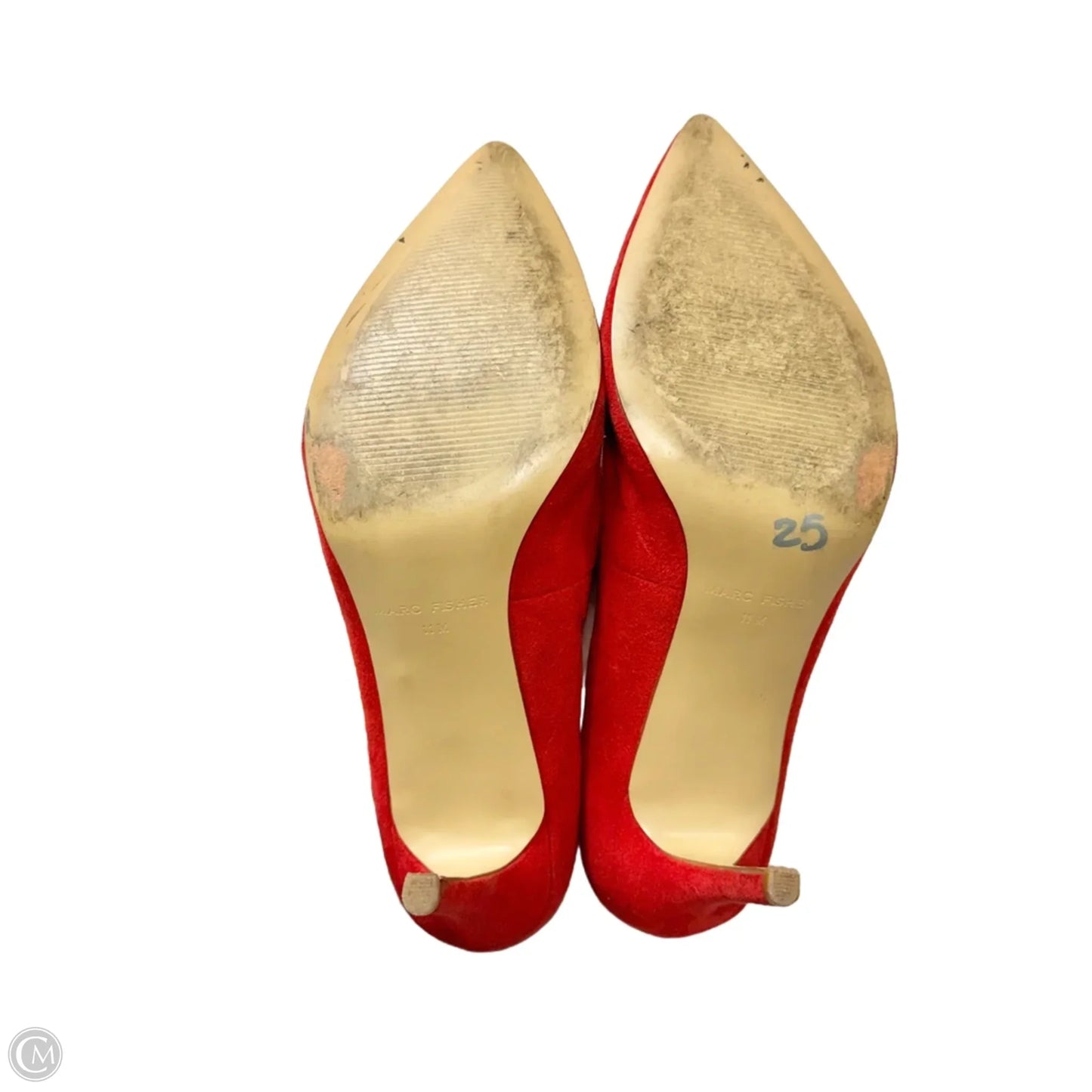 Shoes Heels Stiletto By Marc Fisher In Red, Size: 11