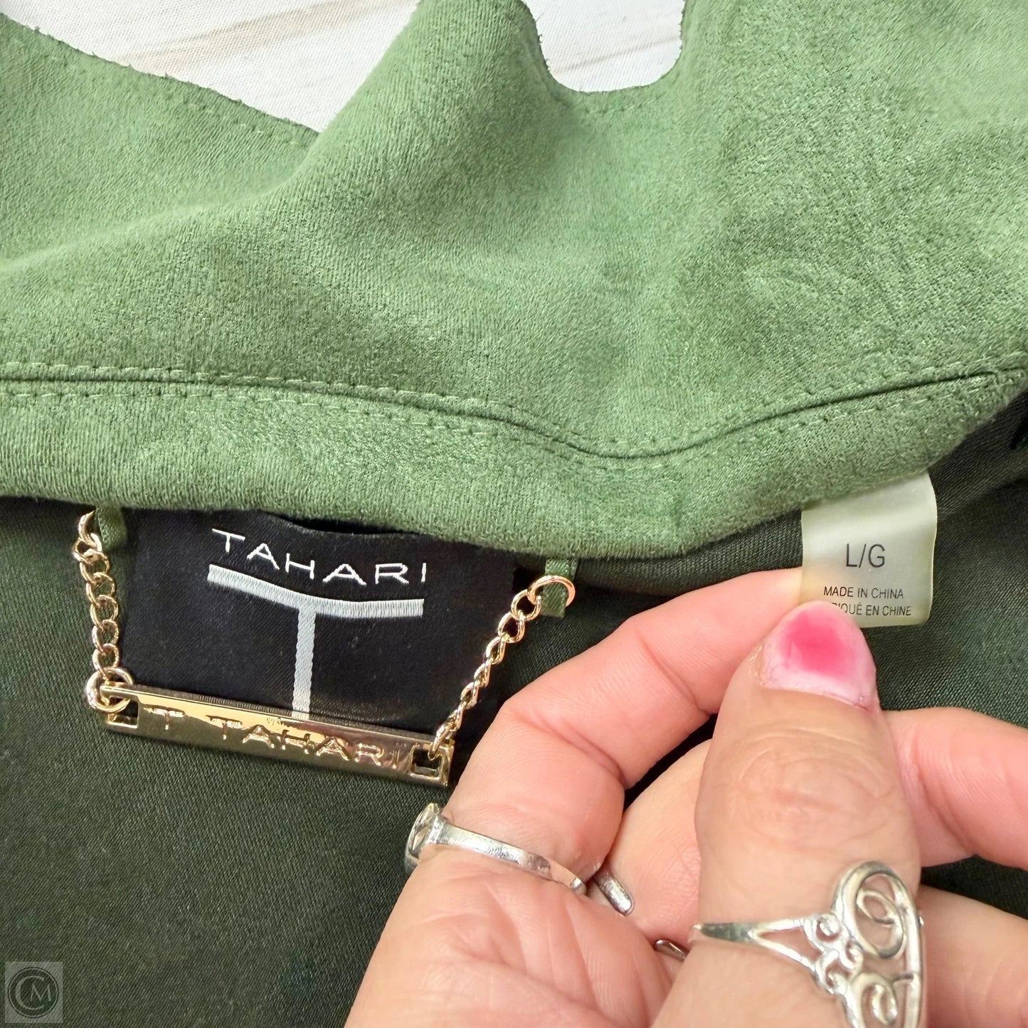 Jacket Other By T Tahari In Green, Size: L