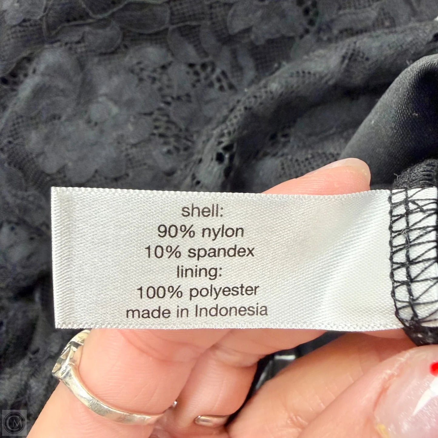 Top 3/4 Sleeve By Lane Bryant In Black, Size: 3x