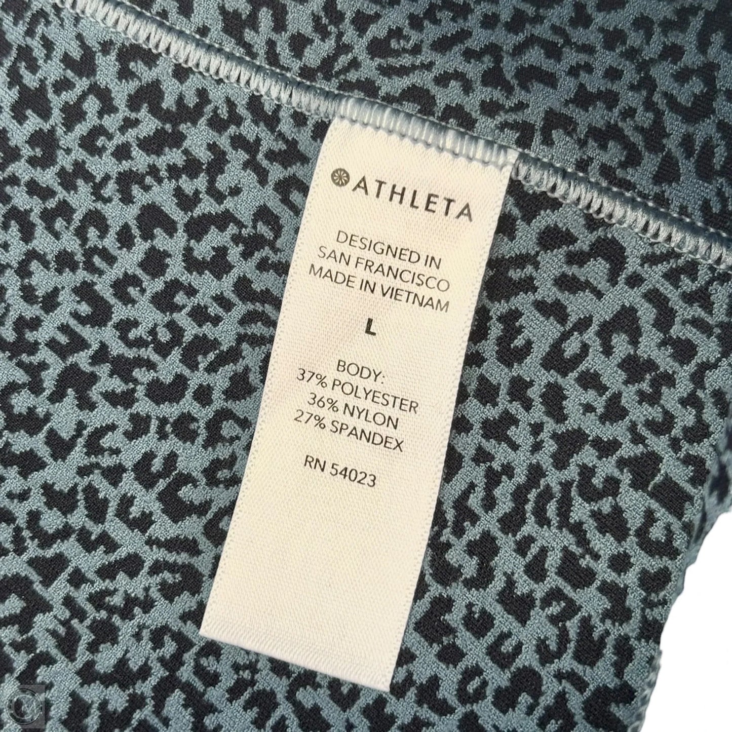 Athletic Leggings By Athleta In Animal Print, Size: L