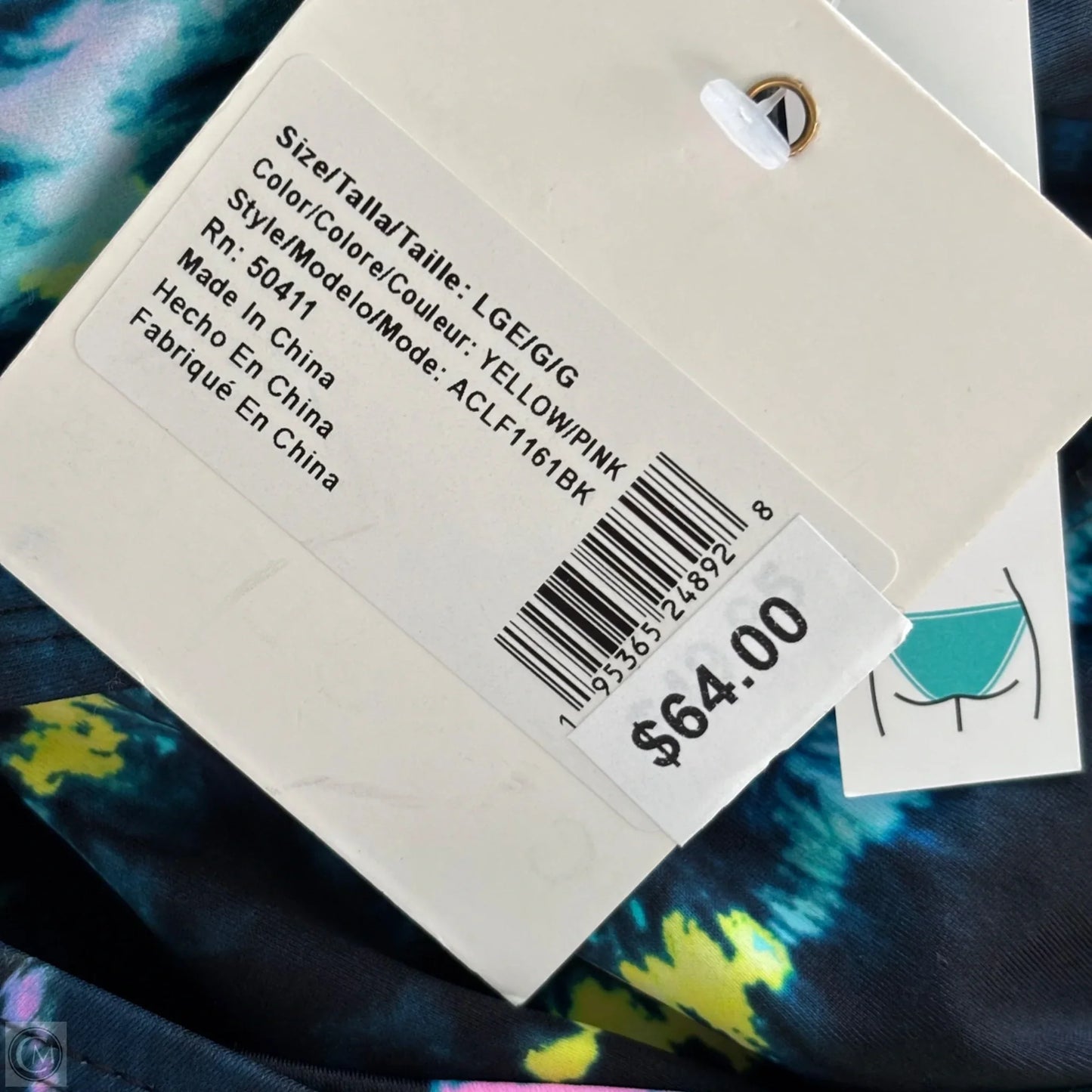 Swimsuit By Cyn & Luca In Tie Dye Print, Size: L