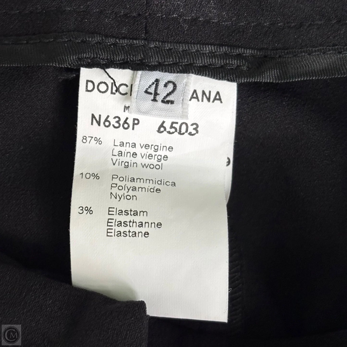 Pants Luxury Designer By Dolce And Gabbana In Black, Size: S