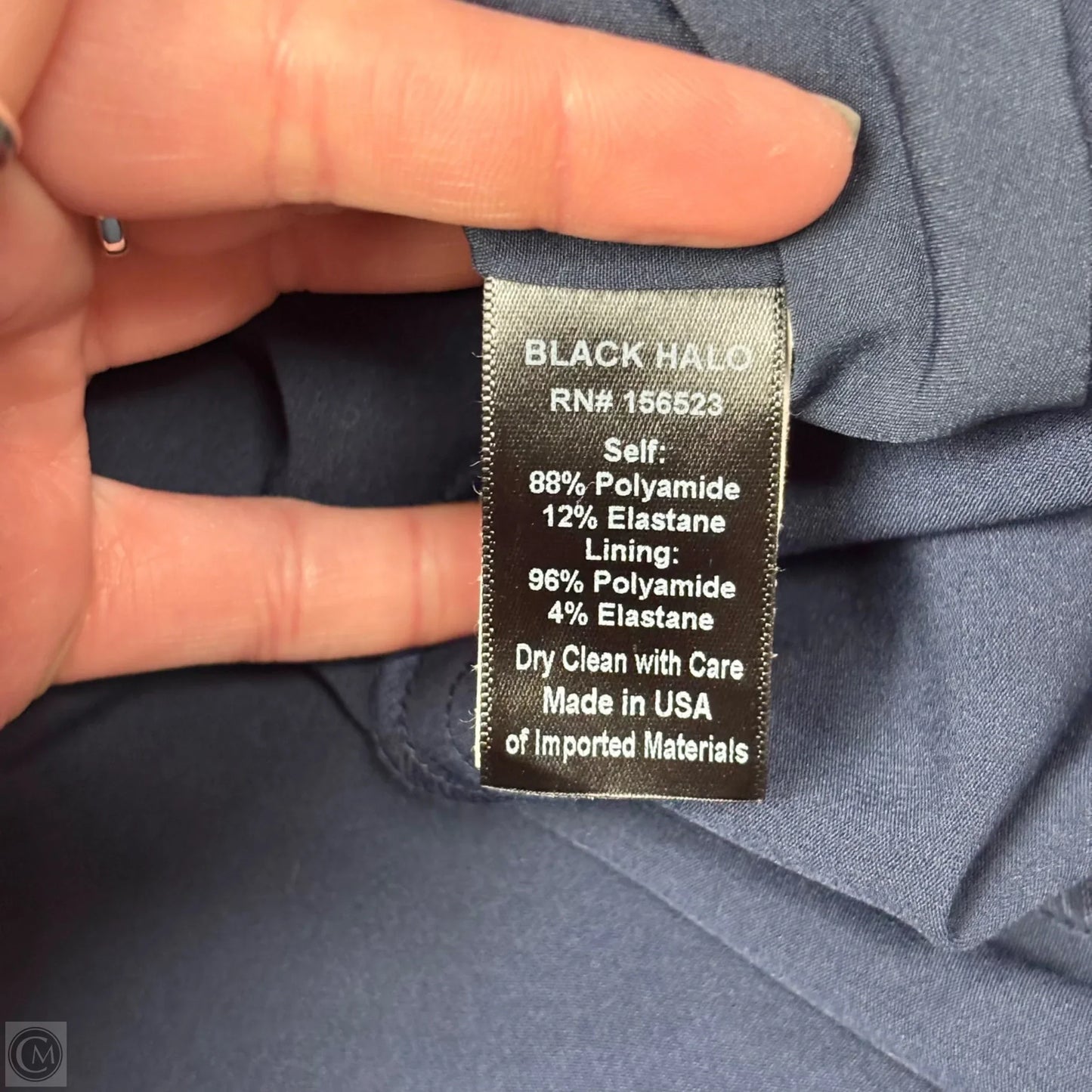 Dress Party Midi By Black Halo In Navy, Size: M