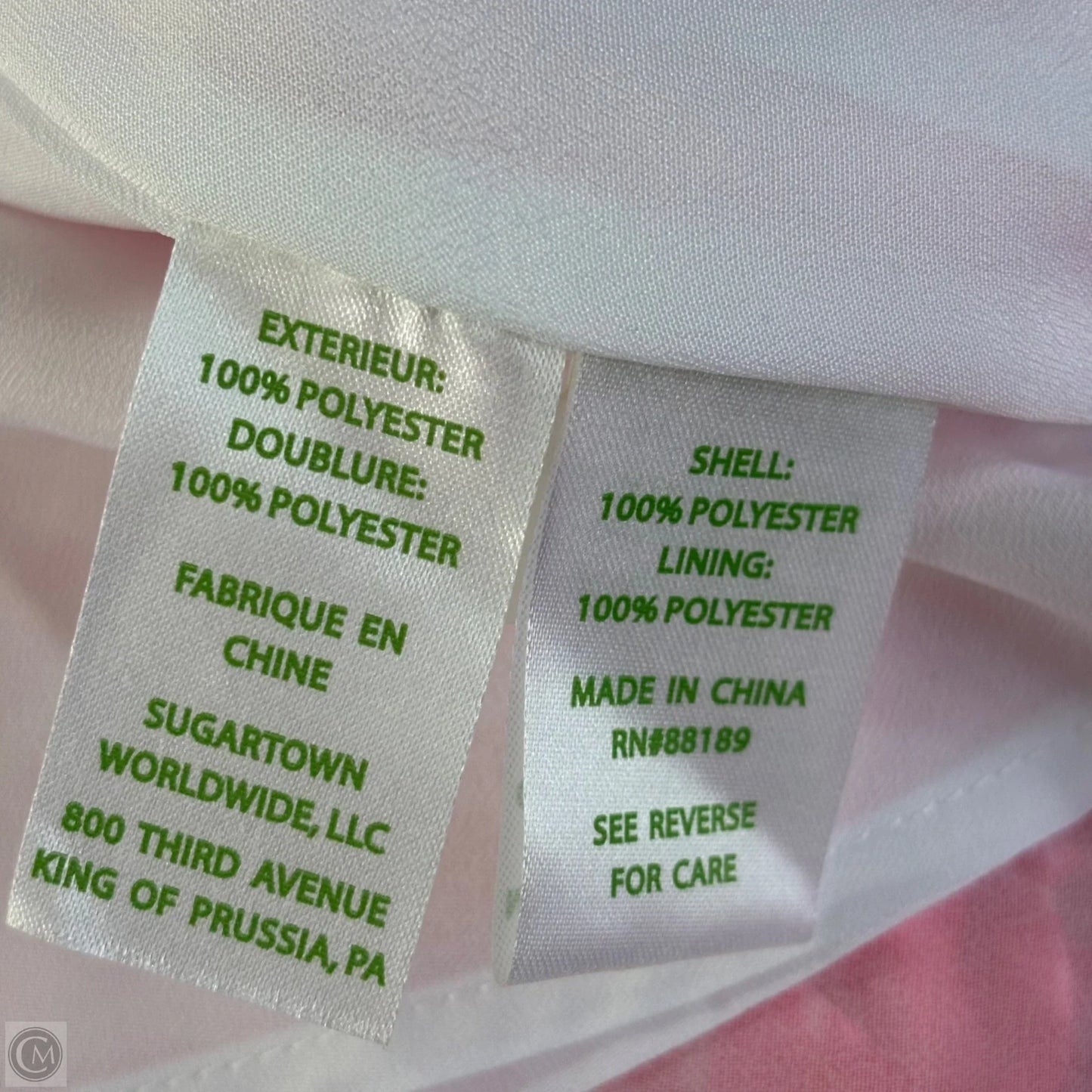 Top Sleeveless Designer By Lilly Pulitzer In Pink & White, Size: Xs