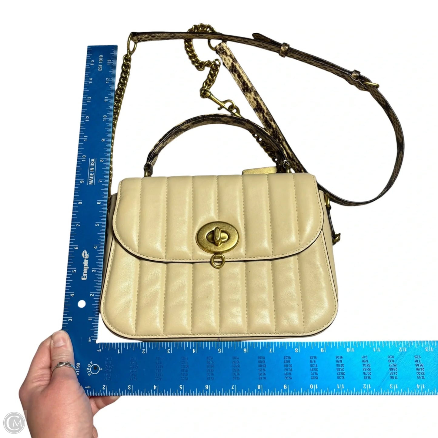 Handbag Designer By Coach, Size: Medium