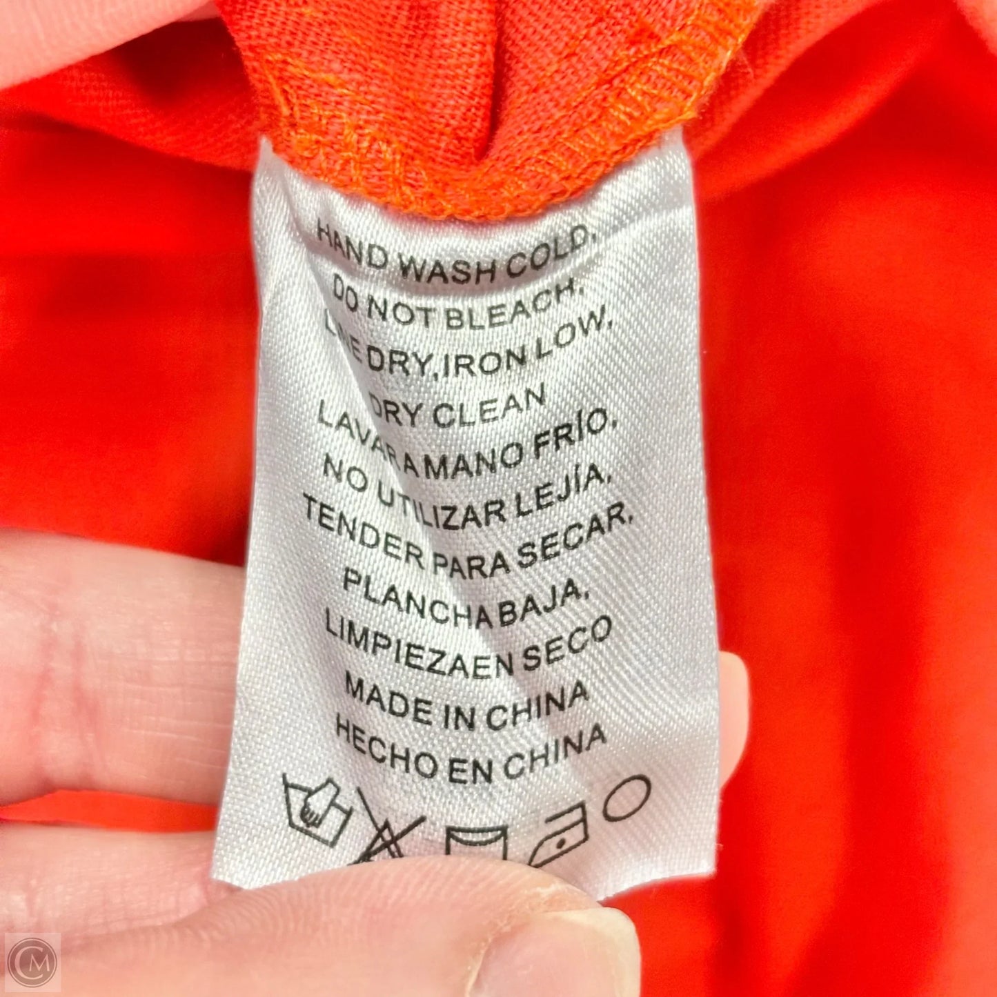 Dress Casual Midi By Stile Collection In Orange, Size: S