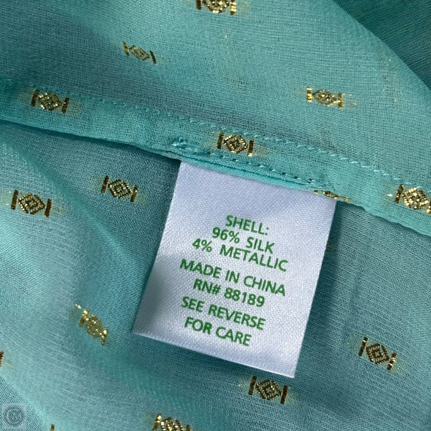 Top Long Sleeve Designer By Lilly Pulitzer In Blue, Size: S