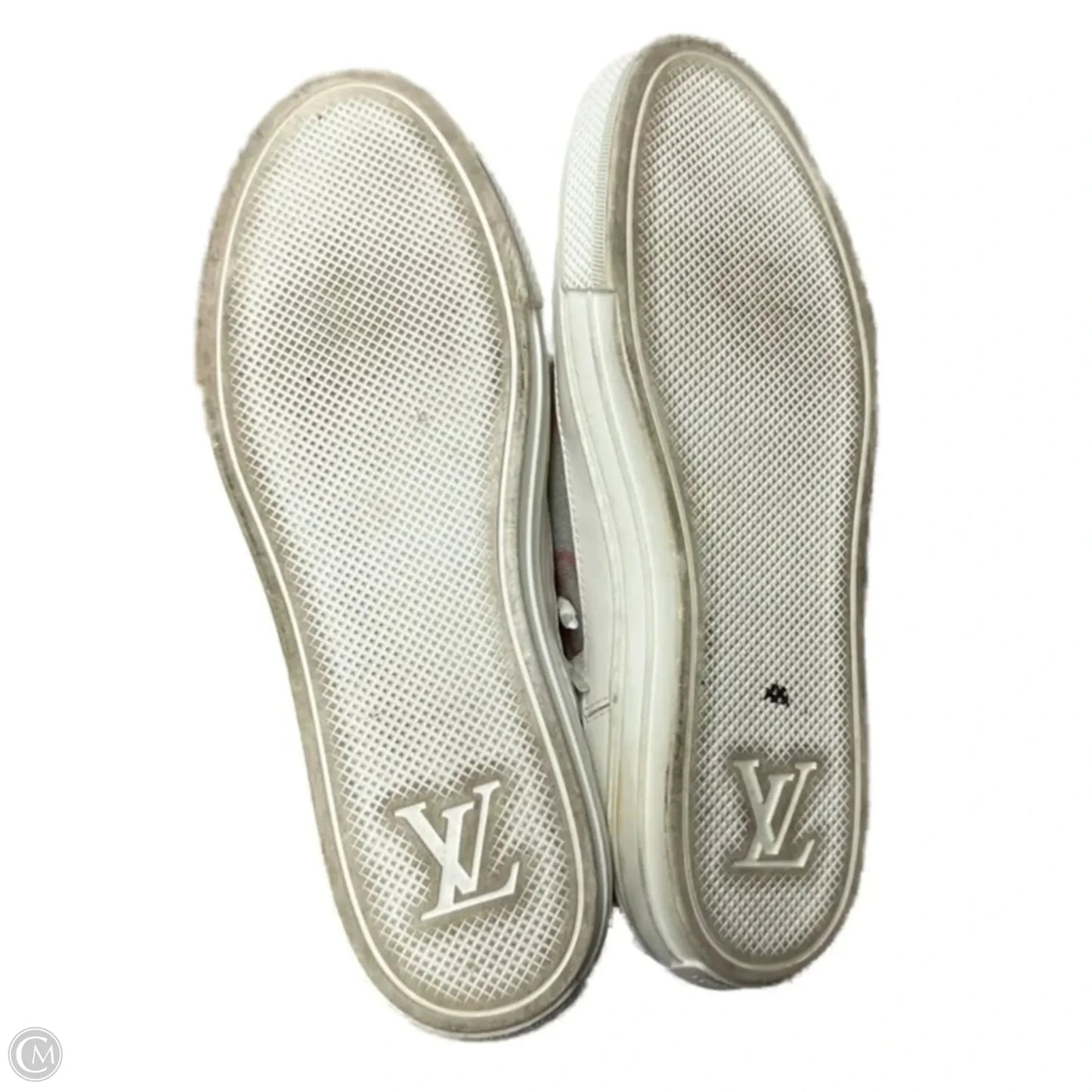 Shoes Luxury Designer By Louis Vuitton In Pink & White, Size: 8.5
