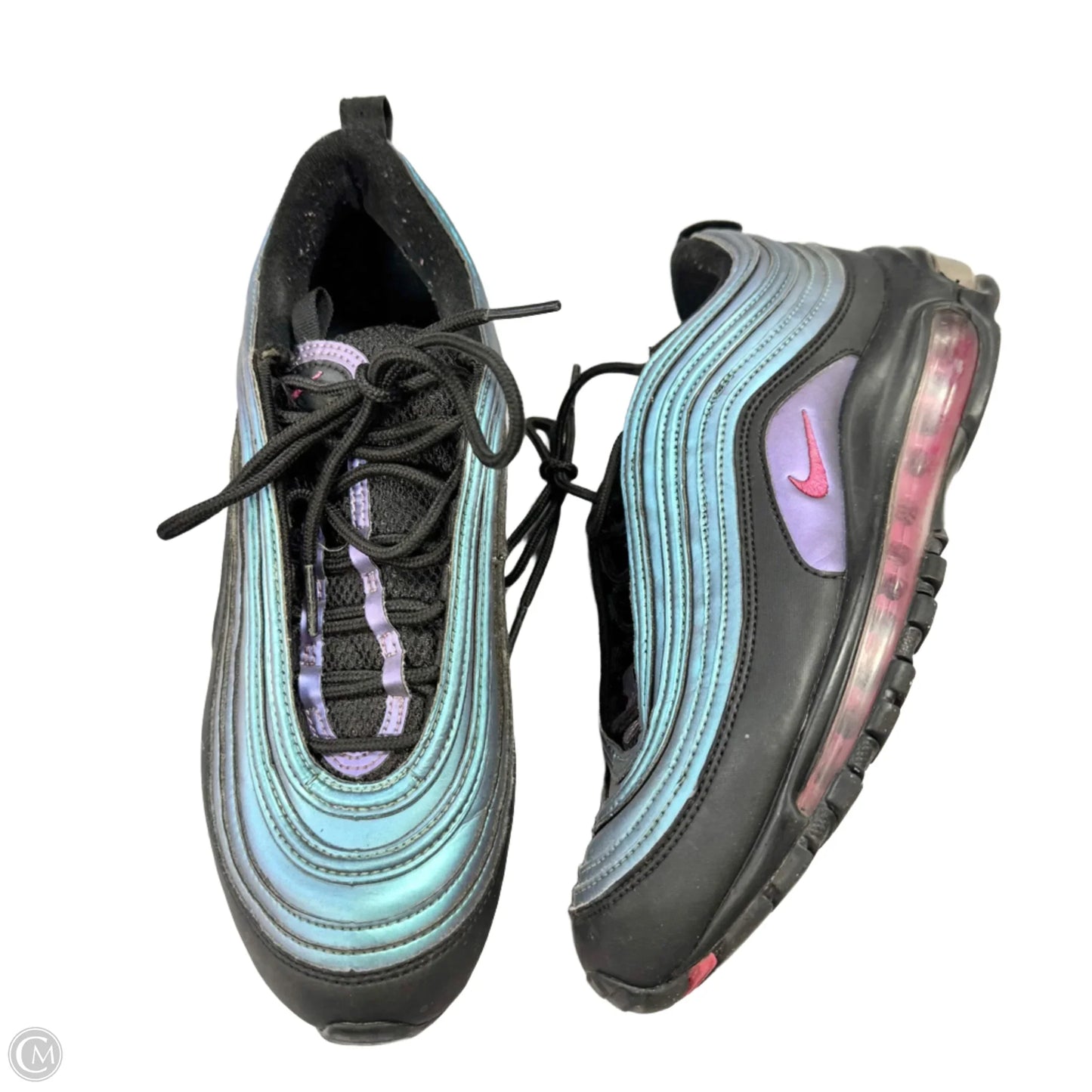 Shoes Sneakers By Nike In Blue & Purple, Size: 9