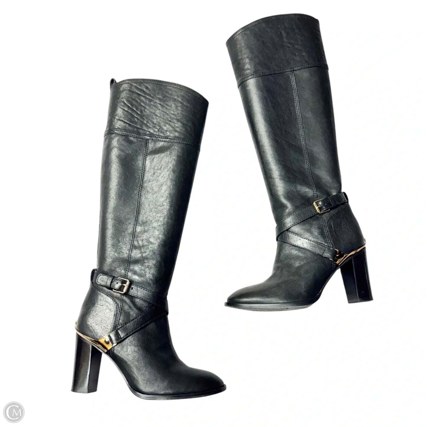 Boots Designer By Tory Burch In Black, Size: 6.5