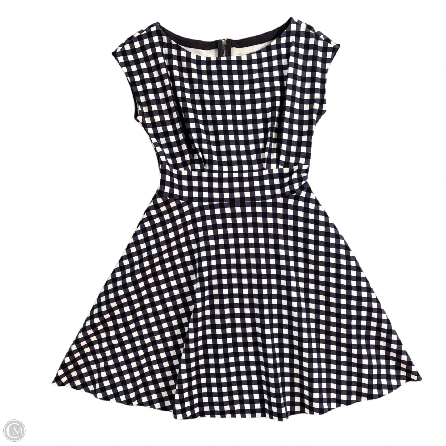 Dress Designer By Kate Spade In Plaid Pattern, Size: S