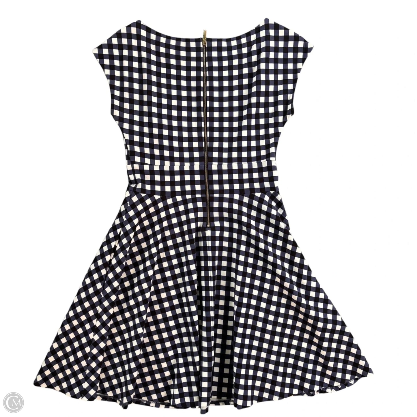 Dress Designer By Kate Spade In Plaid Pattern, Size: S