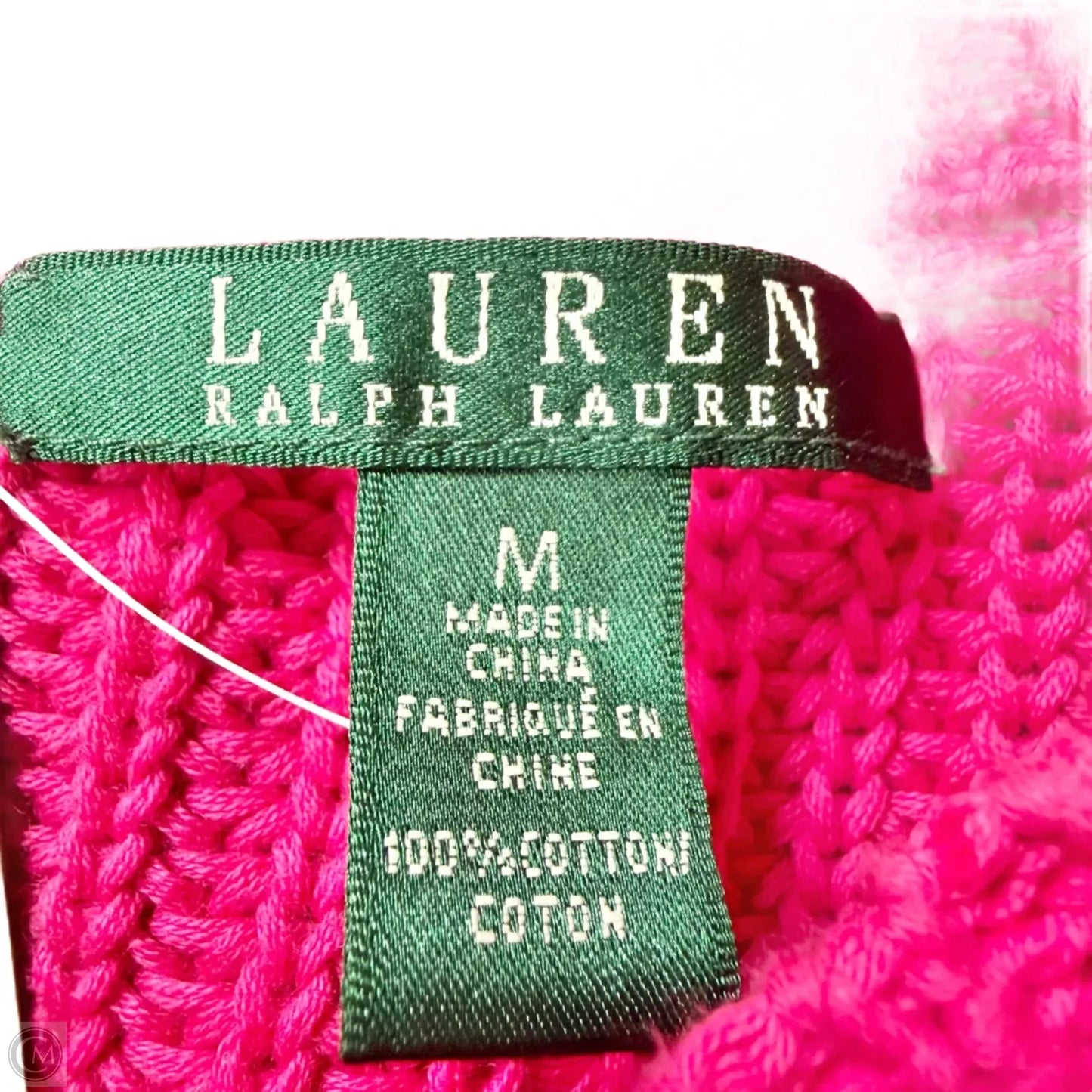 Sweater By Lauren By Ralph Lauren In Pink, Size: M