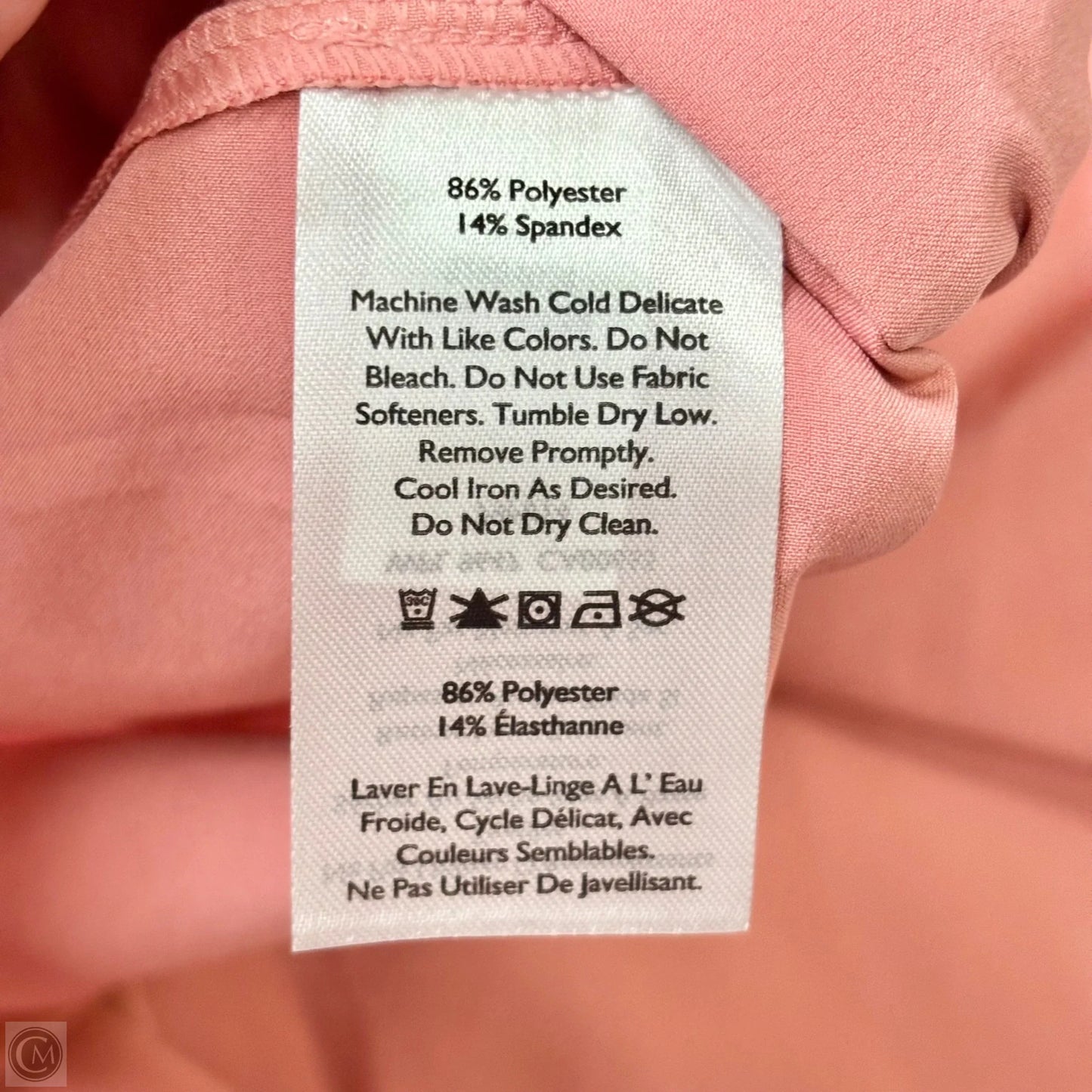 Athletic Dress By Eddie Bauer In Peach, Size: Xl