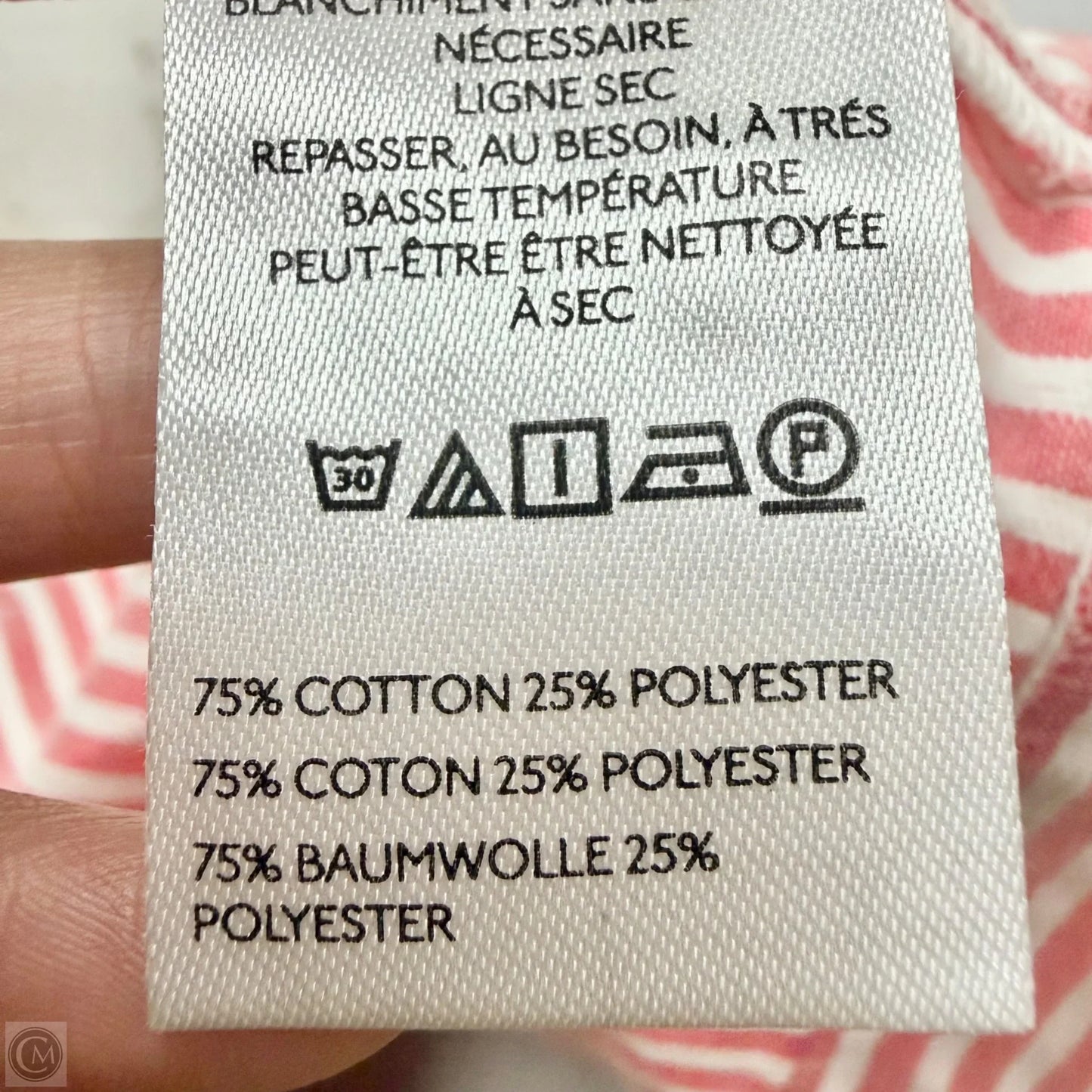 Top Sleeveless By Anthropologie In Striped Pattern, Size: Xxs