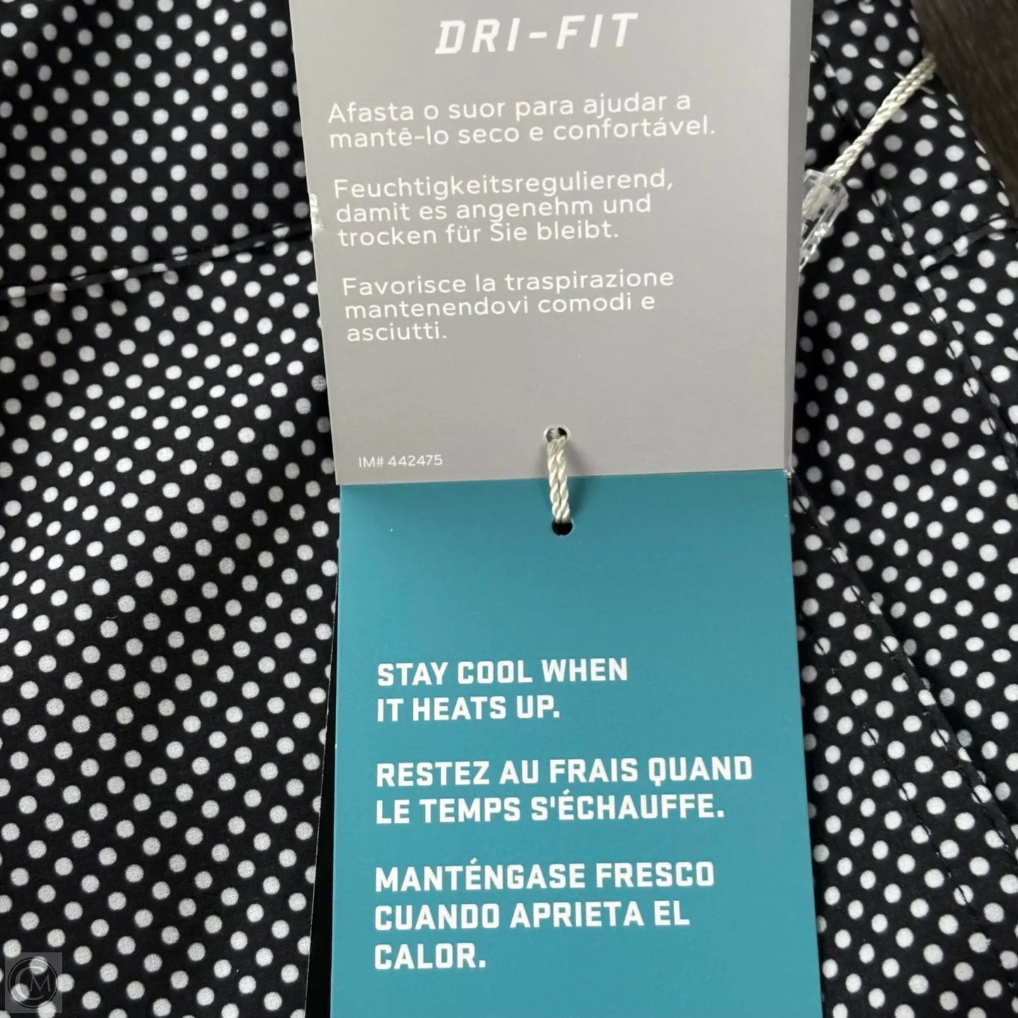 Athletic Shorts By Nike In Black & White, Size: 8
