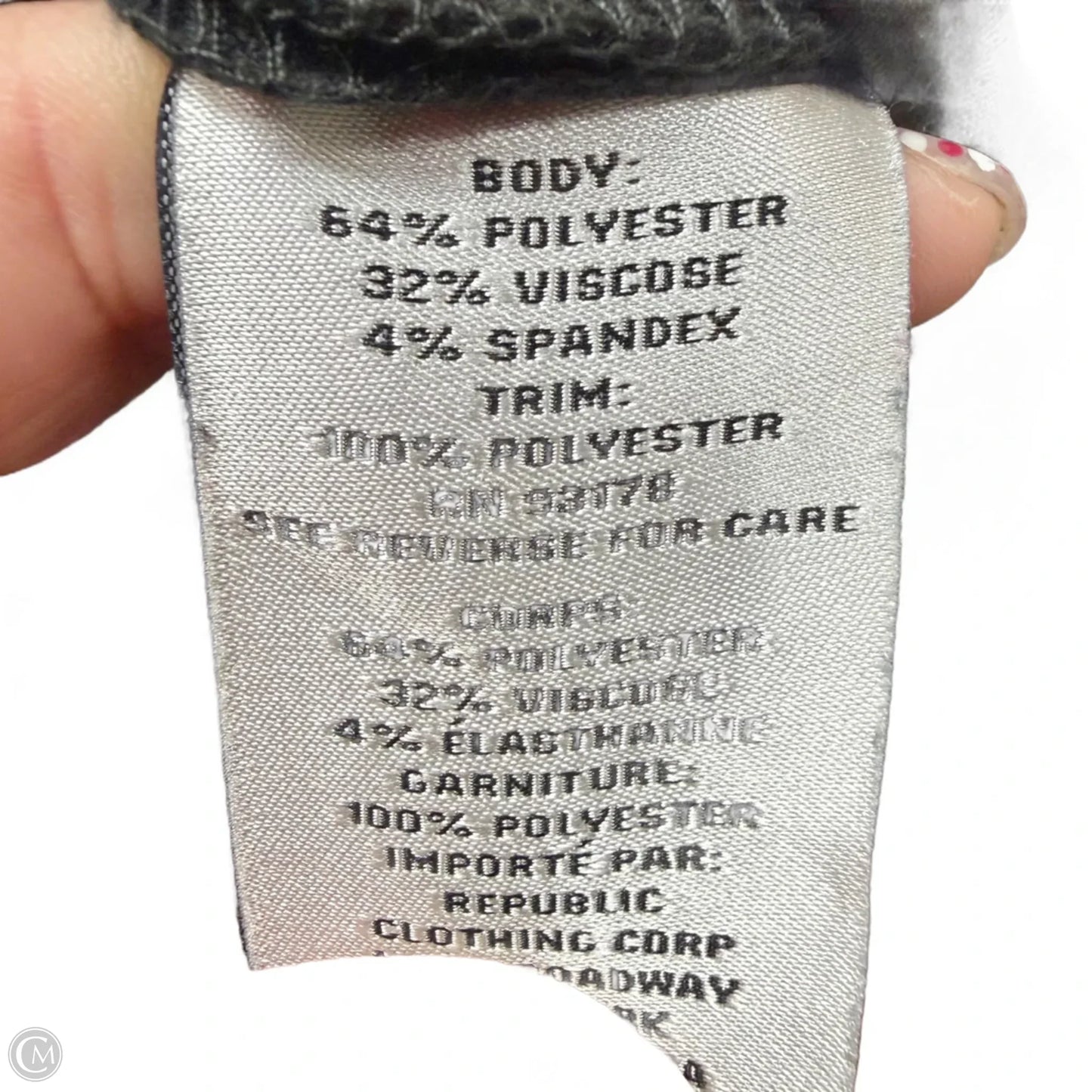 Pants Designer By Jason Wu In Black, Size: 8