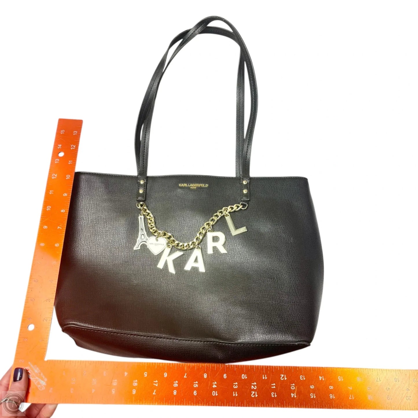 Handbag Designer By Karl Lagerfeld, Size: Medium