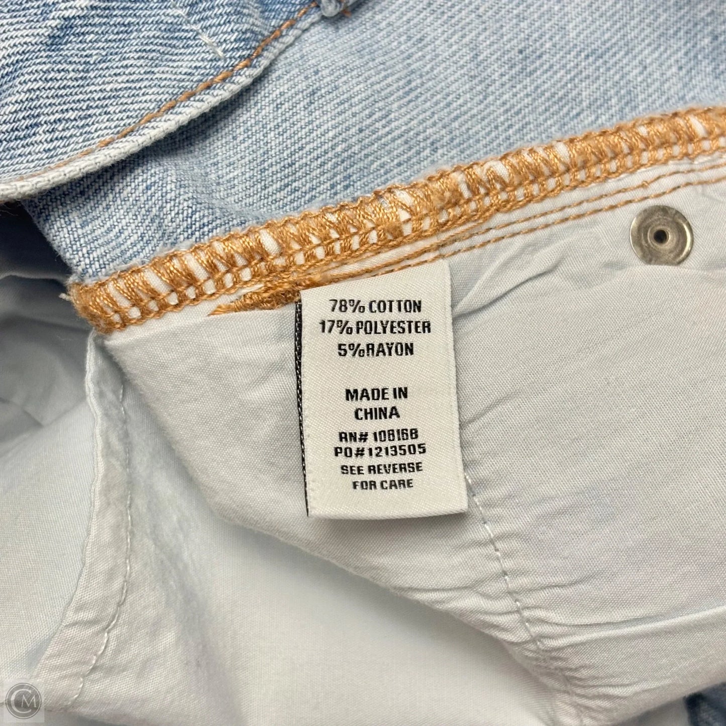 Shorts By Rsq In Blue Denim, Size: 2