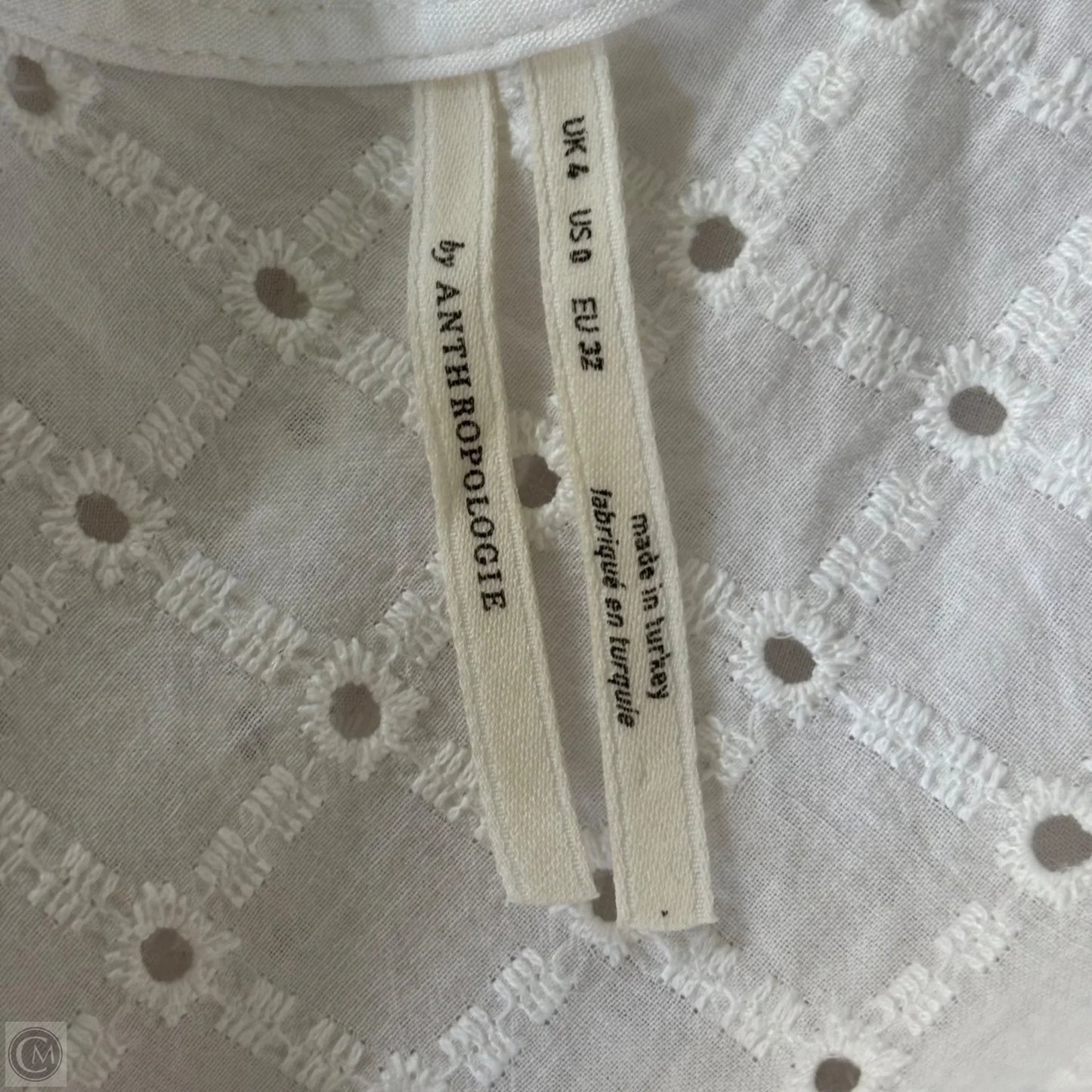 Dress Casual Midi By Anthropologie In White, Size: Xs