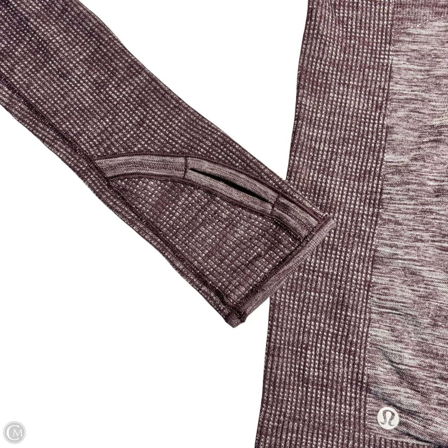 Athletic Top Long Sleeve Crewneck By Lululemon In Purple, Size: S