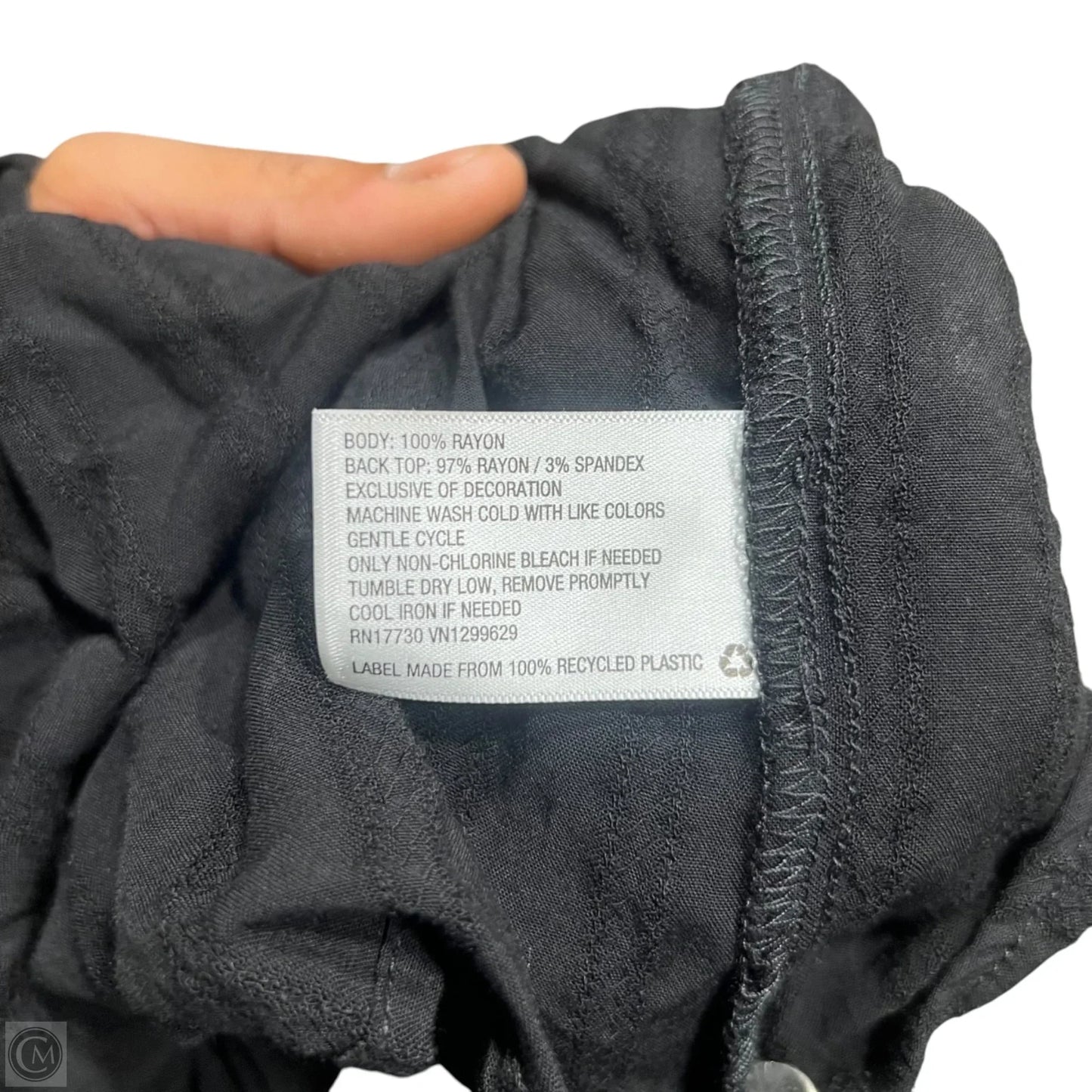 Top Long Sleeve By Knox Rose In Black, Size: Xxl