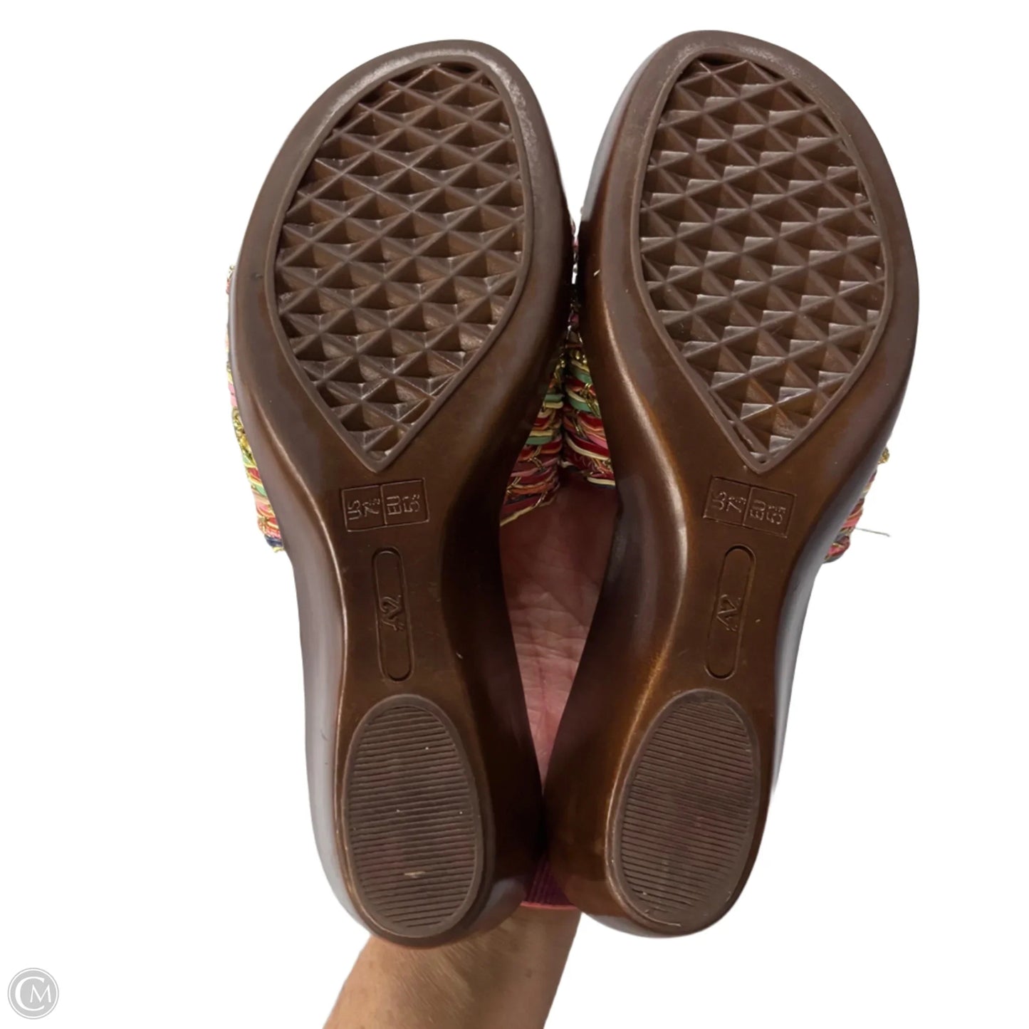 Shoes Heels Platform By Aerosoles In Brown, Size: 7.5