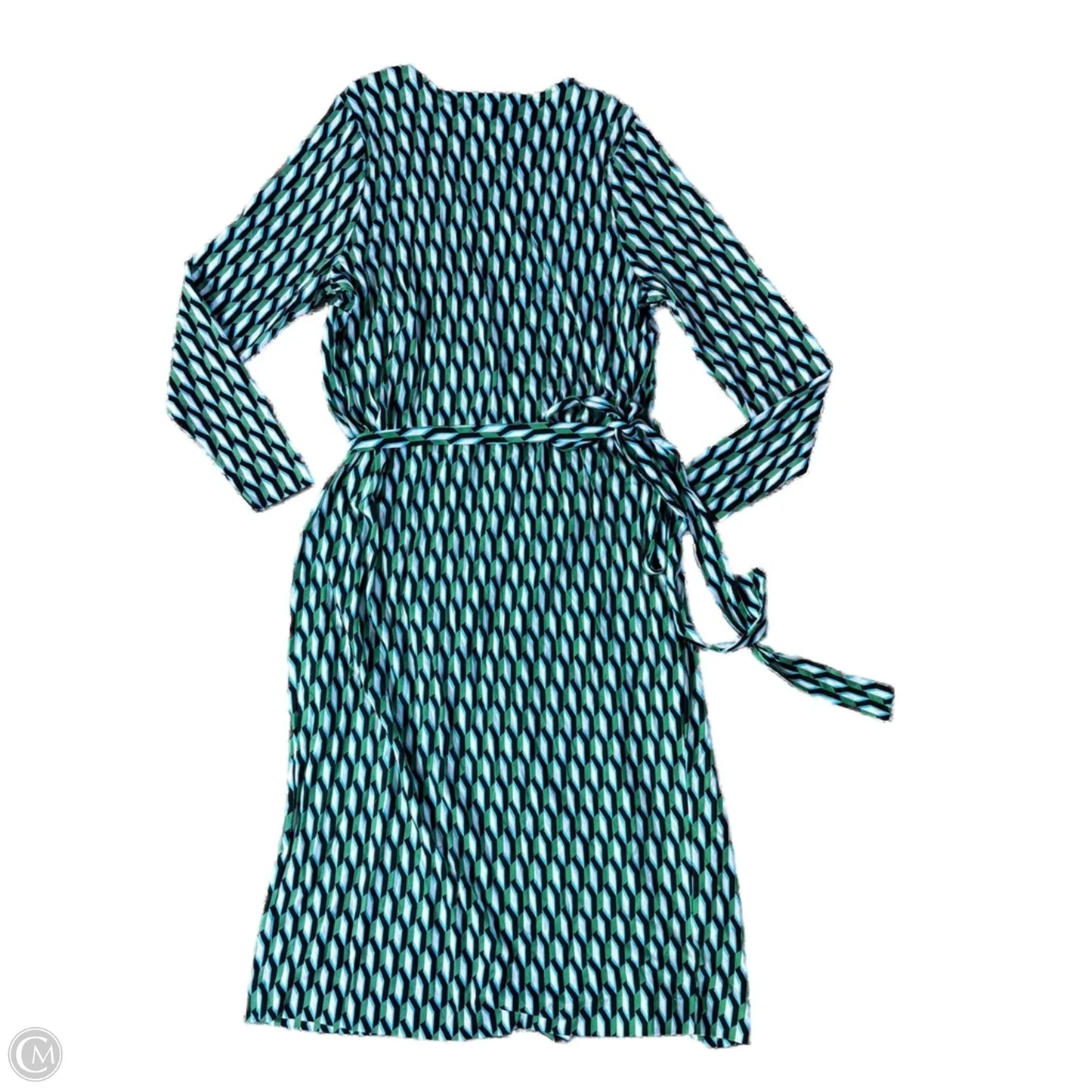 Dress Casual Midi By Target-designer In Blue & Green, Size: Xxl