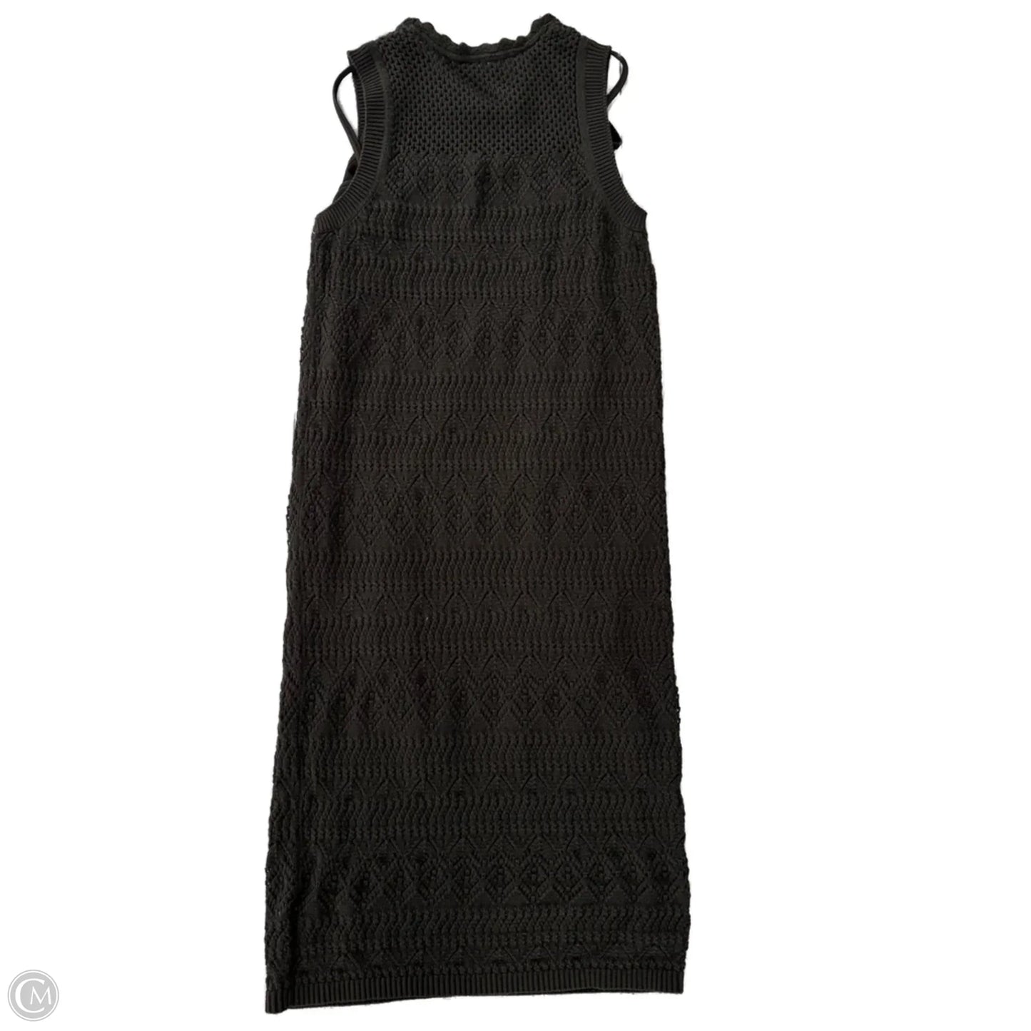 Dress Casual Midi By Gap In Black, Size: M
