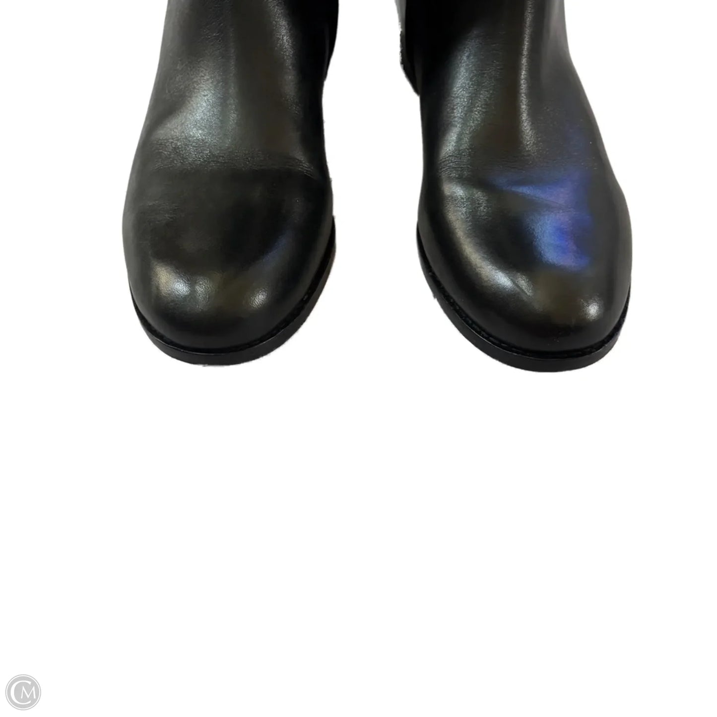 Boots Knee Flats By Lauren By Ralph Lauren In Black, Size: 9