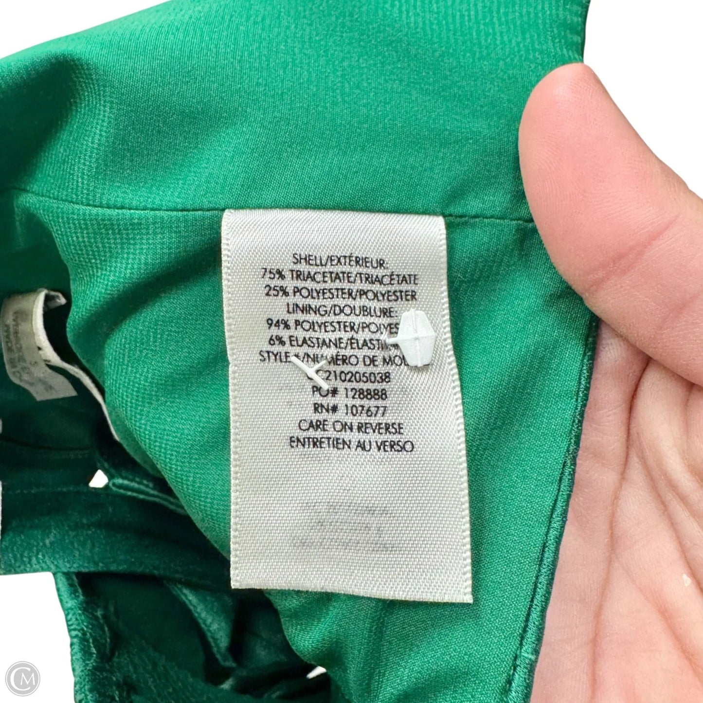 Top Sleeveless Designer By Alice + Olivia In Green, Size: S