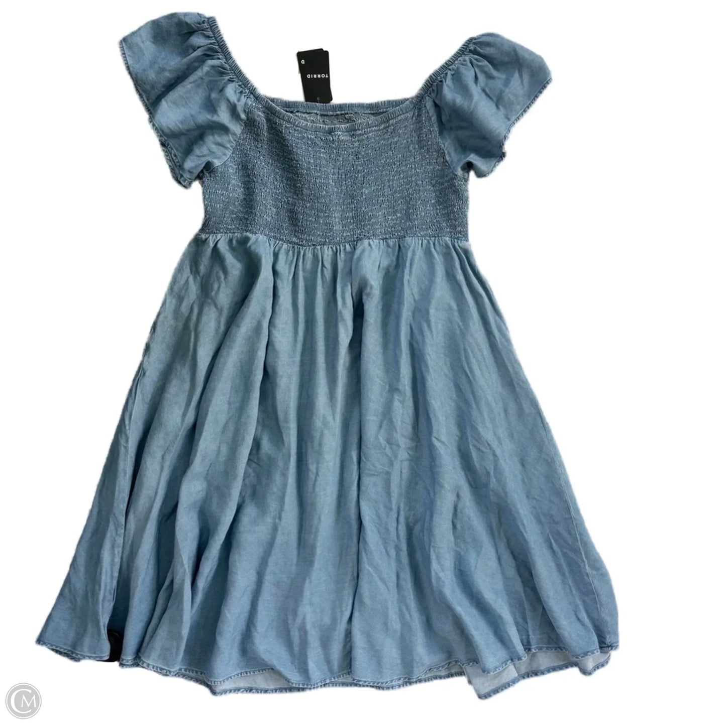 Dress Casual Midi By Torrid In Blue, Size: 1x
