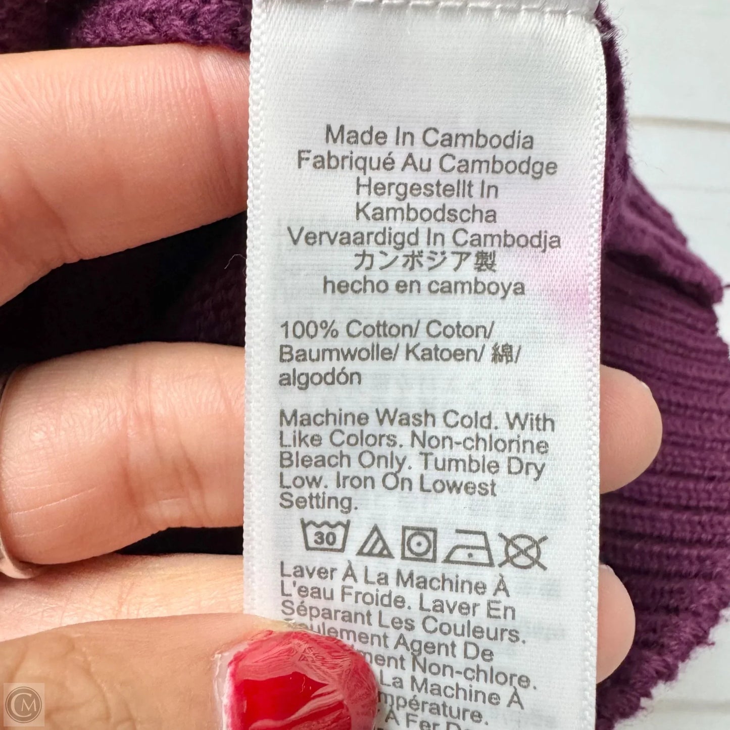 Sweater By J. Crew In Purple, Size: M