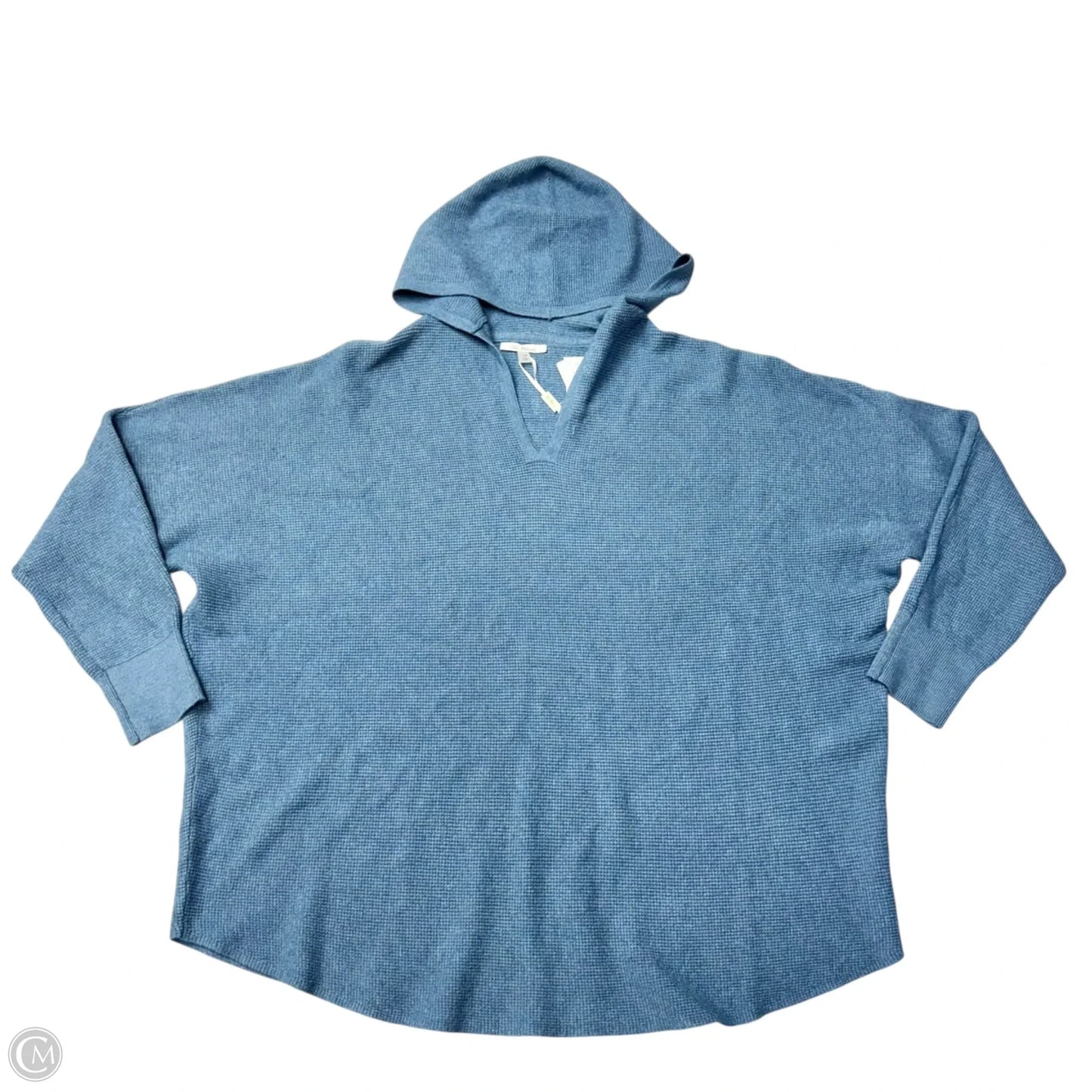 Sweatshirt Hoodie By Vila Milano In Blue, Size: 1x
