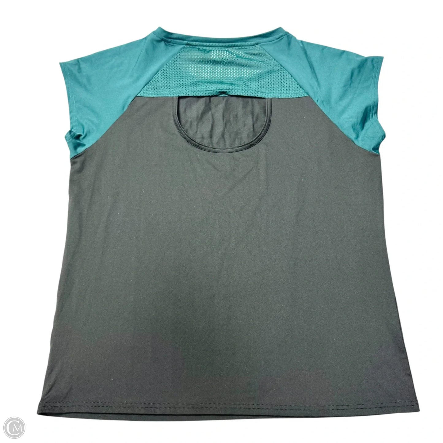 Athletic Top Short Sleeve By Nfl In Black & Green, Size: 2x