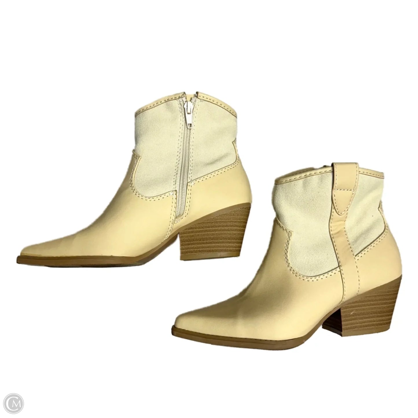 Boots Western By Universal Thread In Cream & Tan, Size: 7