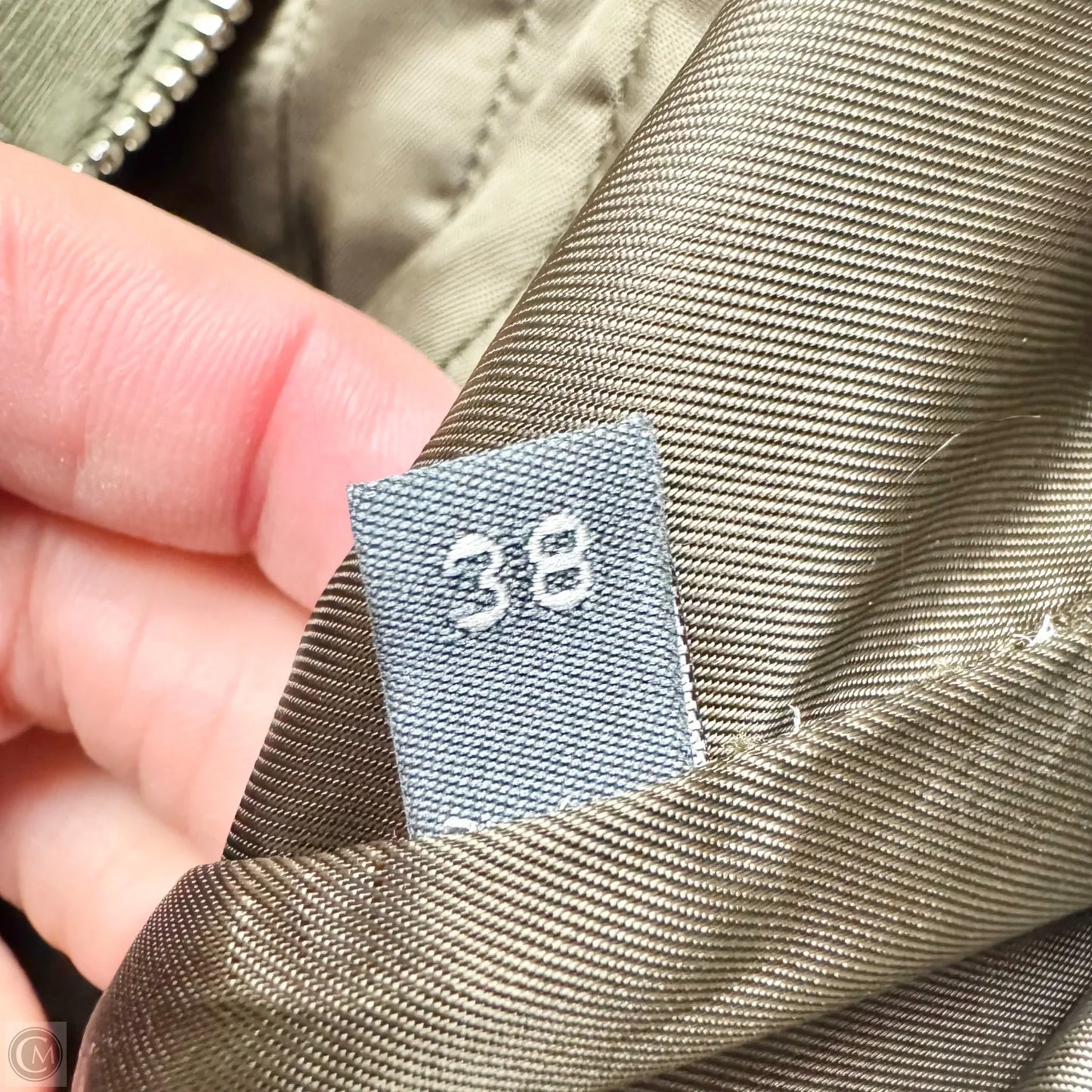 Coat Luxury Designer By Alexander Mcqueen In Green, Size: Xs