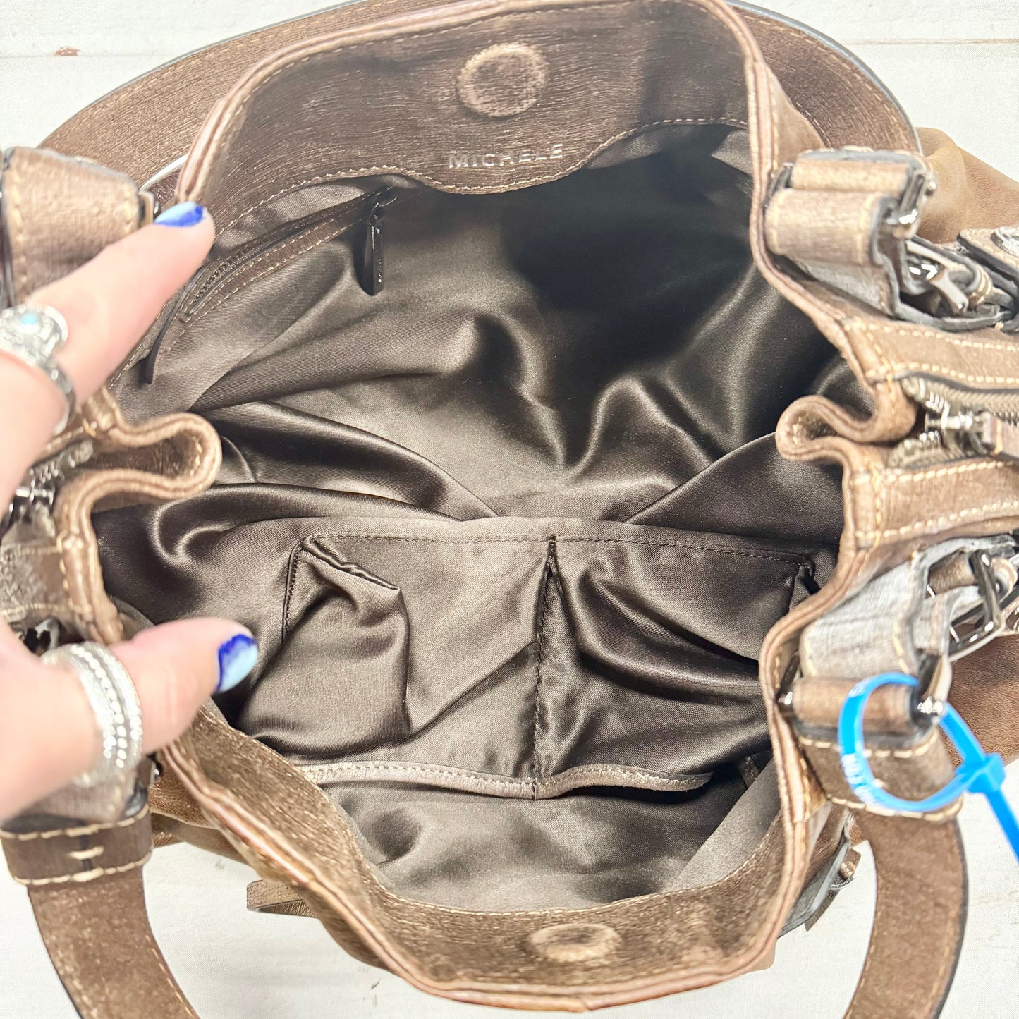 Handbag Luxury Designer By Michele, Size: Large