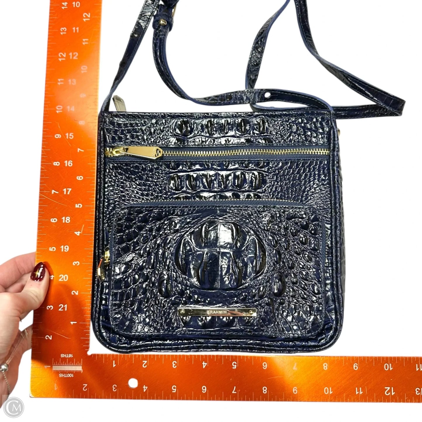Crossbody Designer By Brahmin, Size: Medium