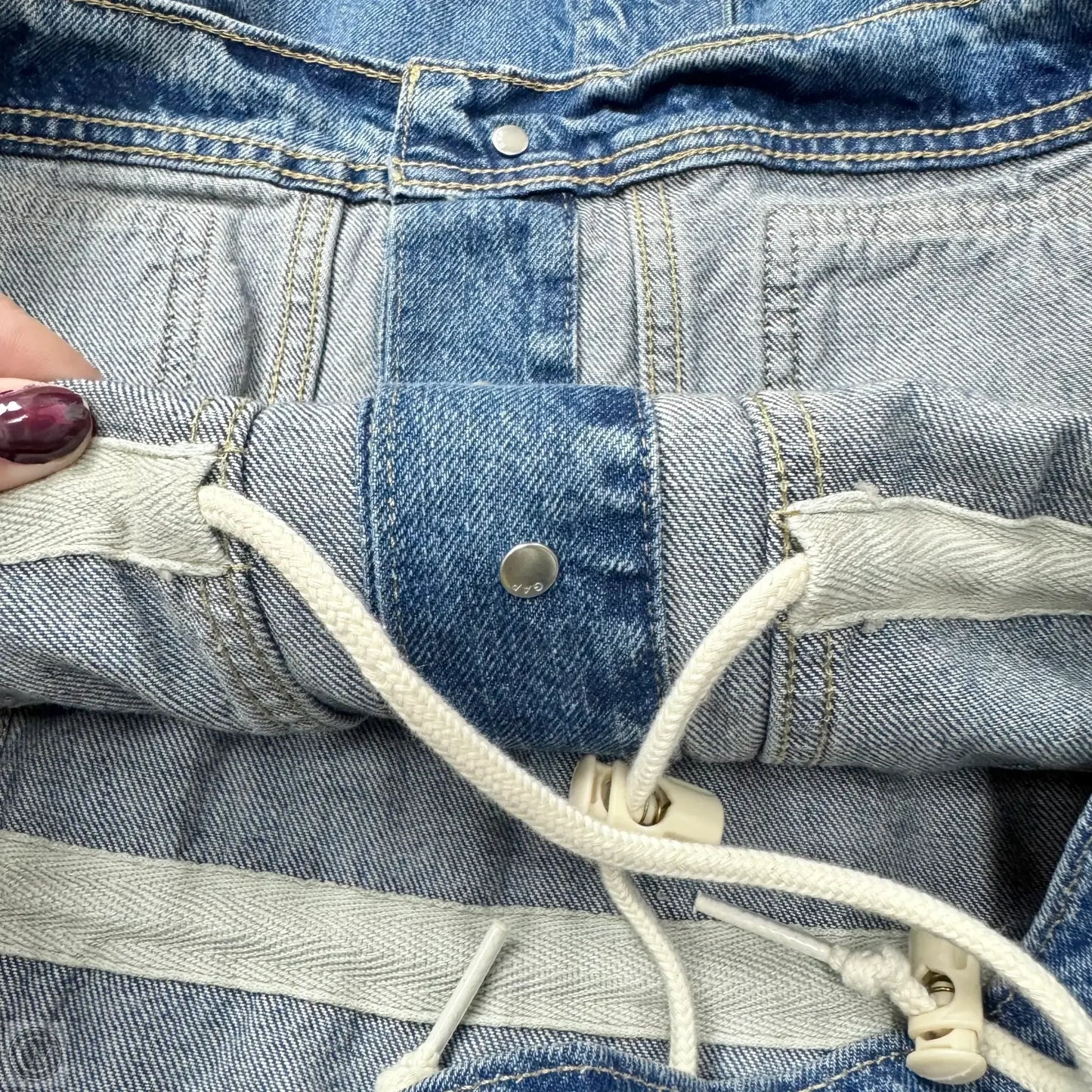 Jacket Denim By Gap In Blue Denim, Size: M