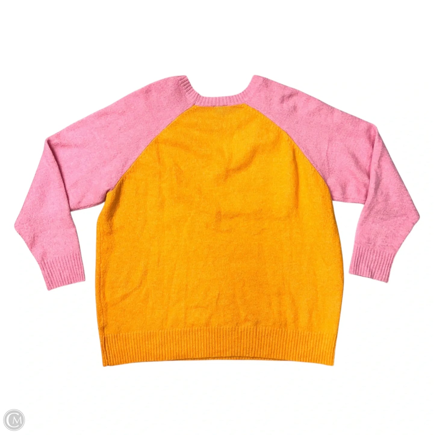 Sweater By Torrid In Orange & Pink, Size: 3x