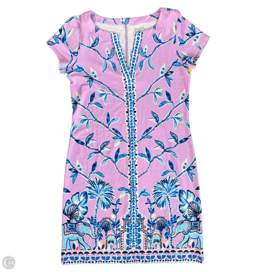 Dress Designer By Lilly Pulitzer In Blue & Purple, Size: S