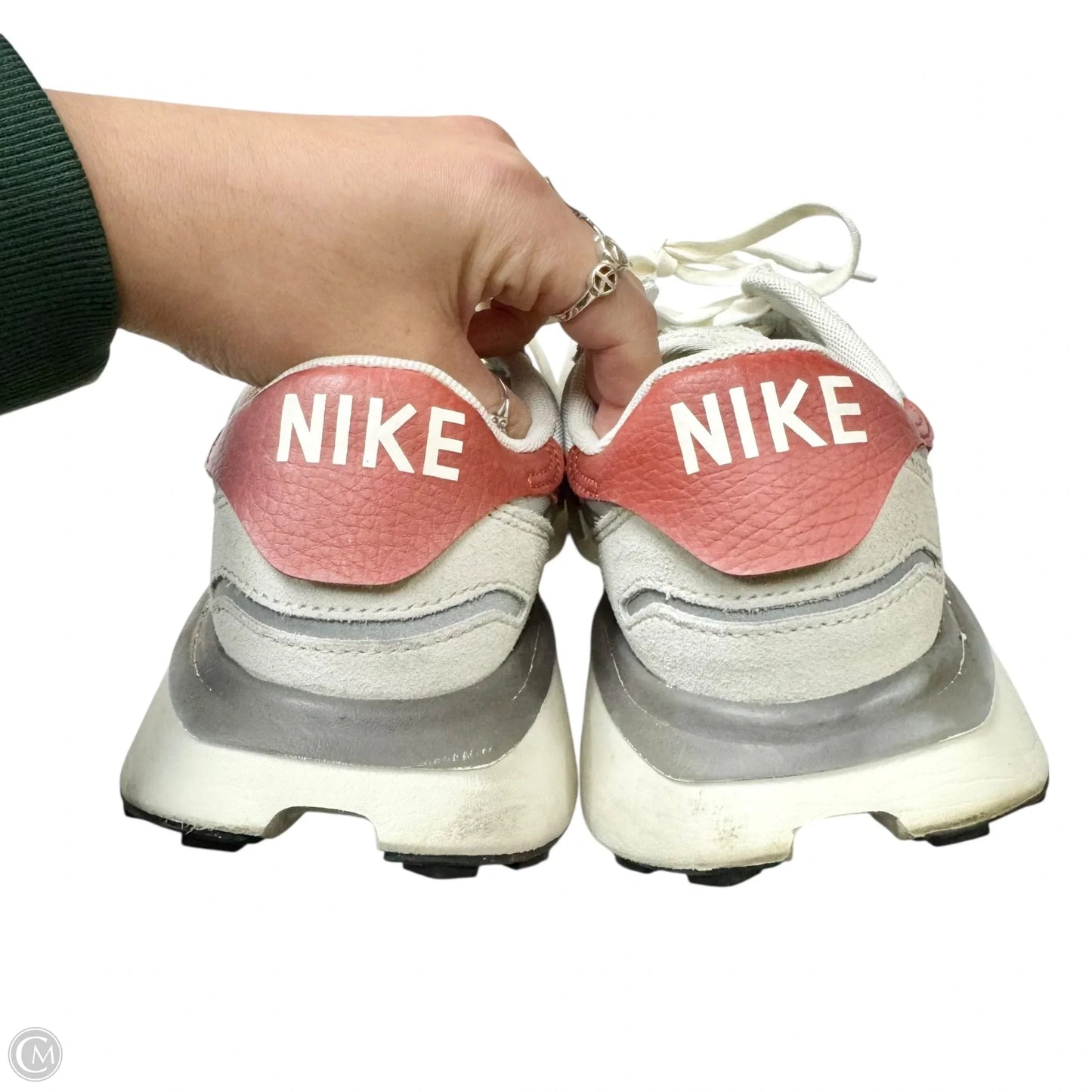 Shoes Sneakers By Nike In Pink & White, Size: 9