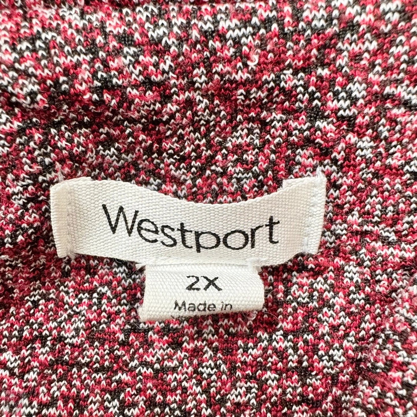 Jacket Moto By Westport In Red, Size: 2x