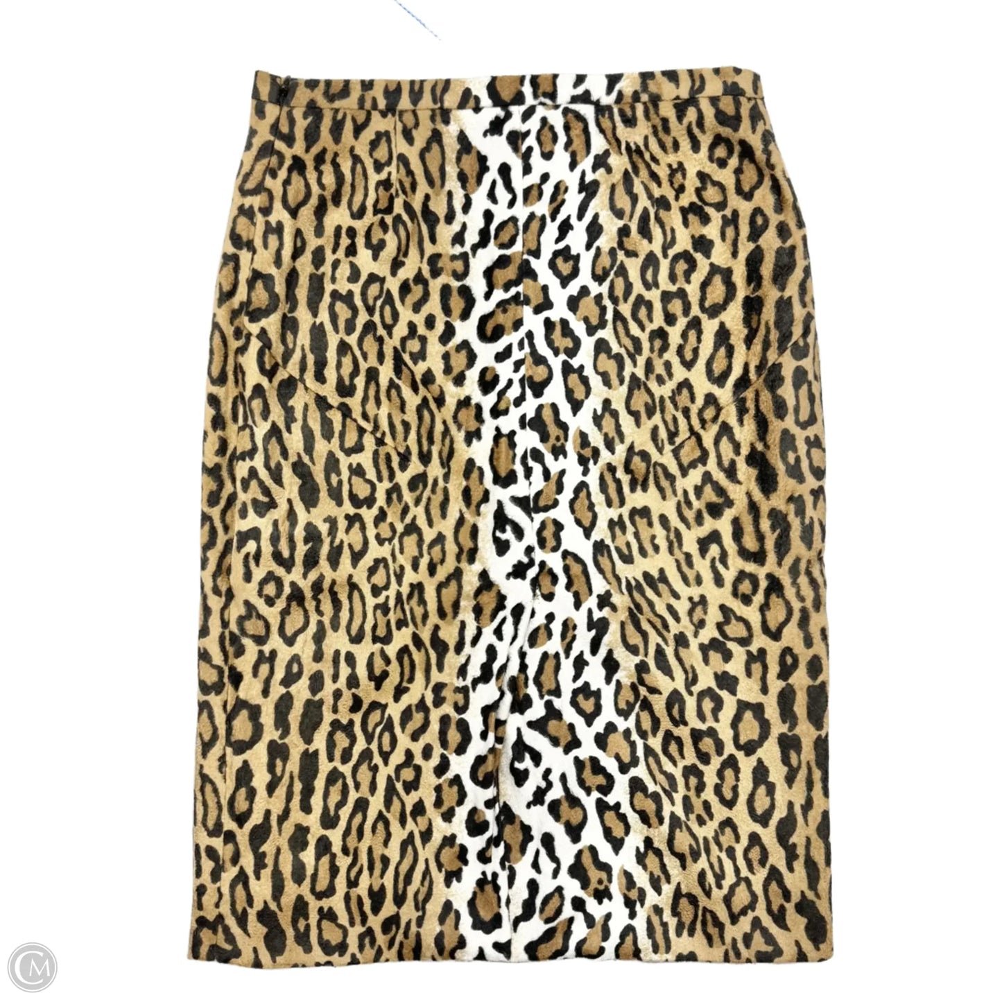 Skirt Luxury Designer By Moschino In Animal Print, Size: 8